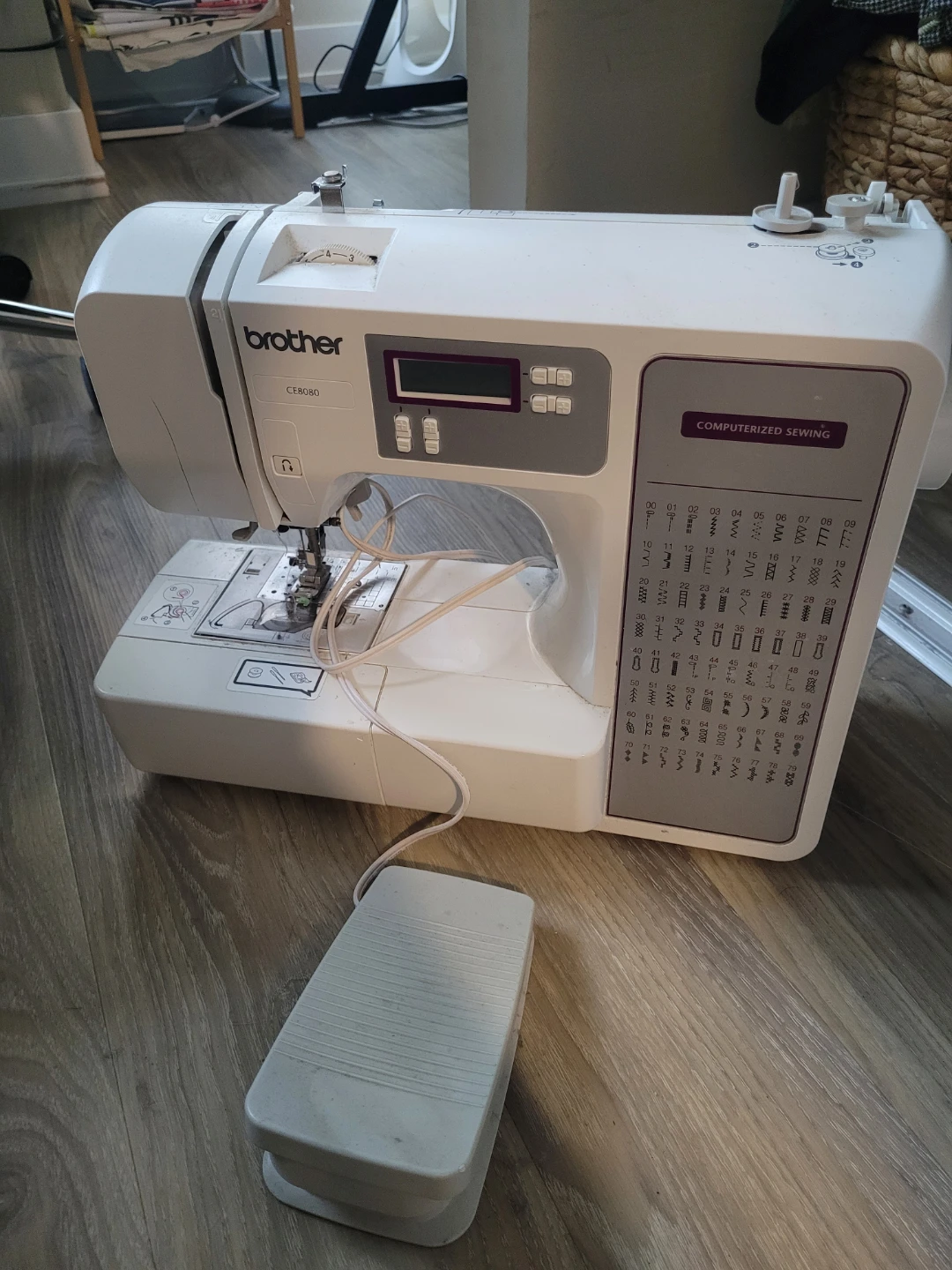 Brother CE8080 computerized sewing machine