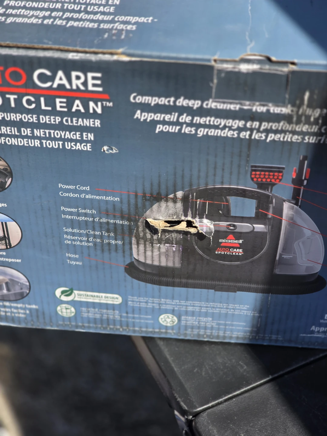 Bissell Auto Care SpotClean Multi-Purpose Deep Cleaner