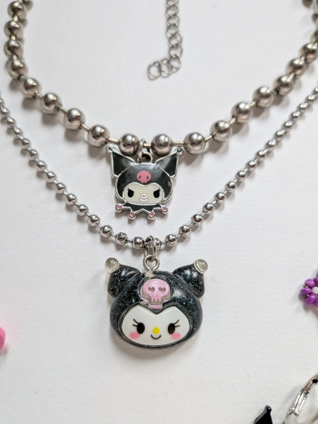 Kuromi jewelry plus rare McDonald's hello Kitty container - photo 2