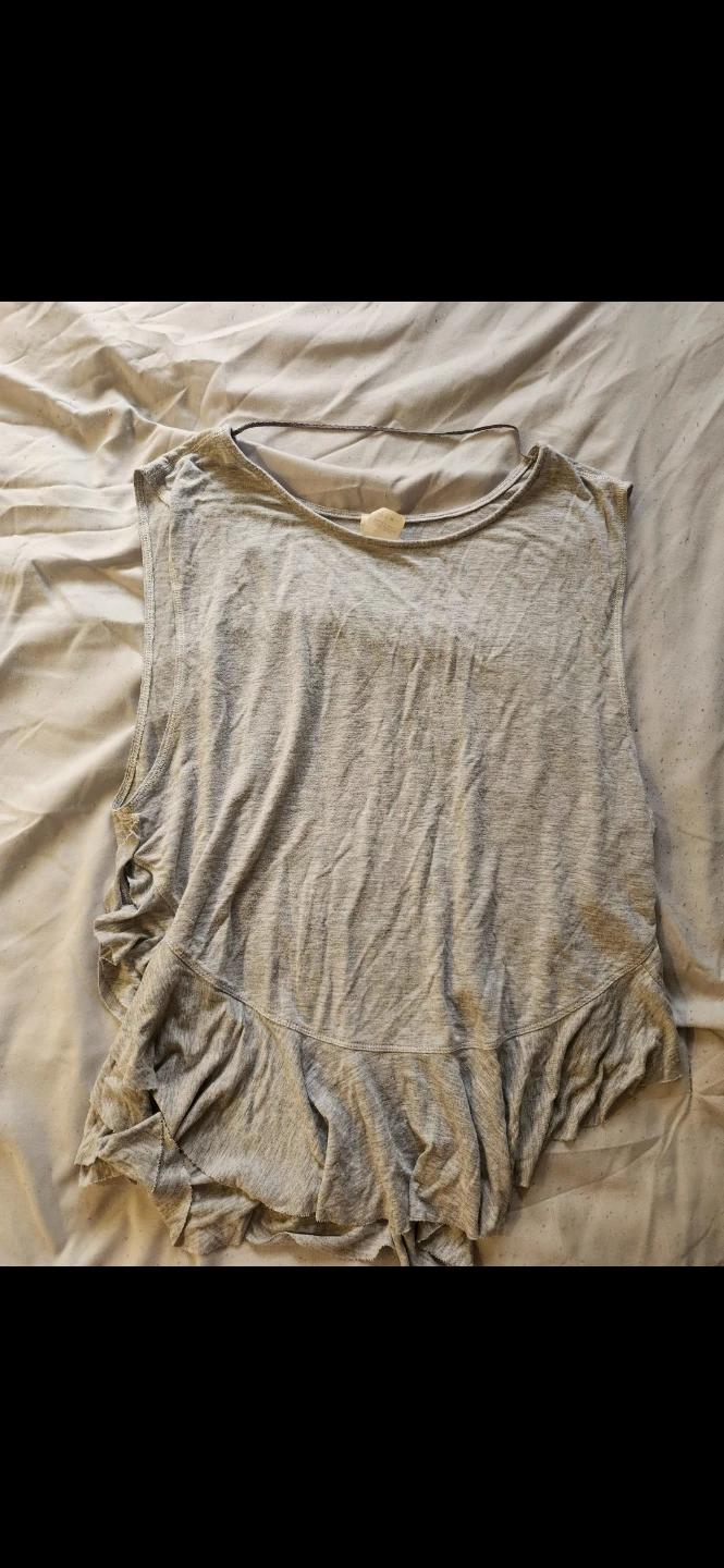 We The Free grey sleeveless top XS