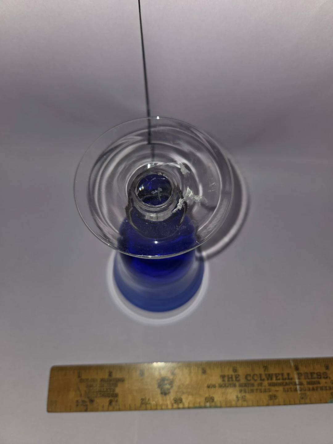 Cobalt Blue Glass Goblet - photo 3