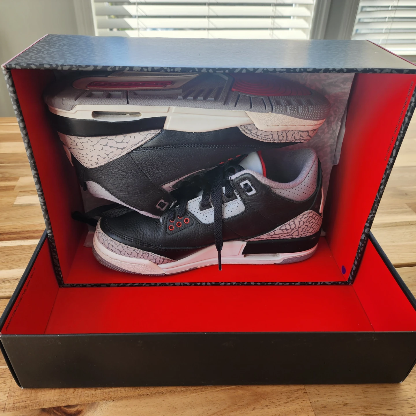 Nike Air Jordan 3 Retro "Black Cement" Sneakers