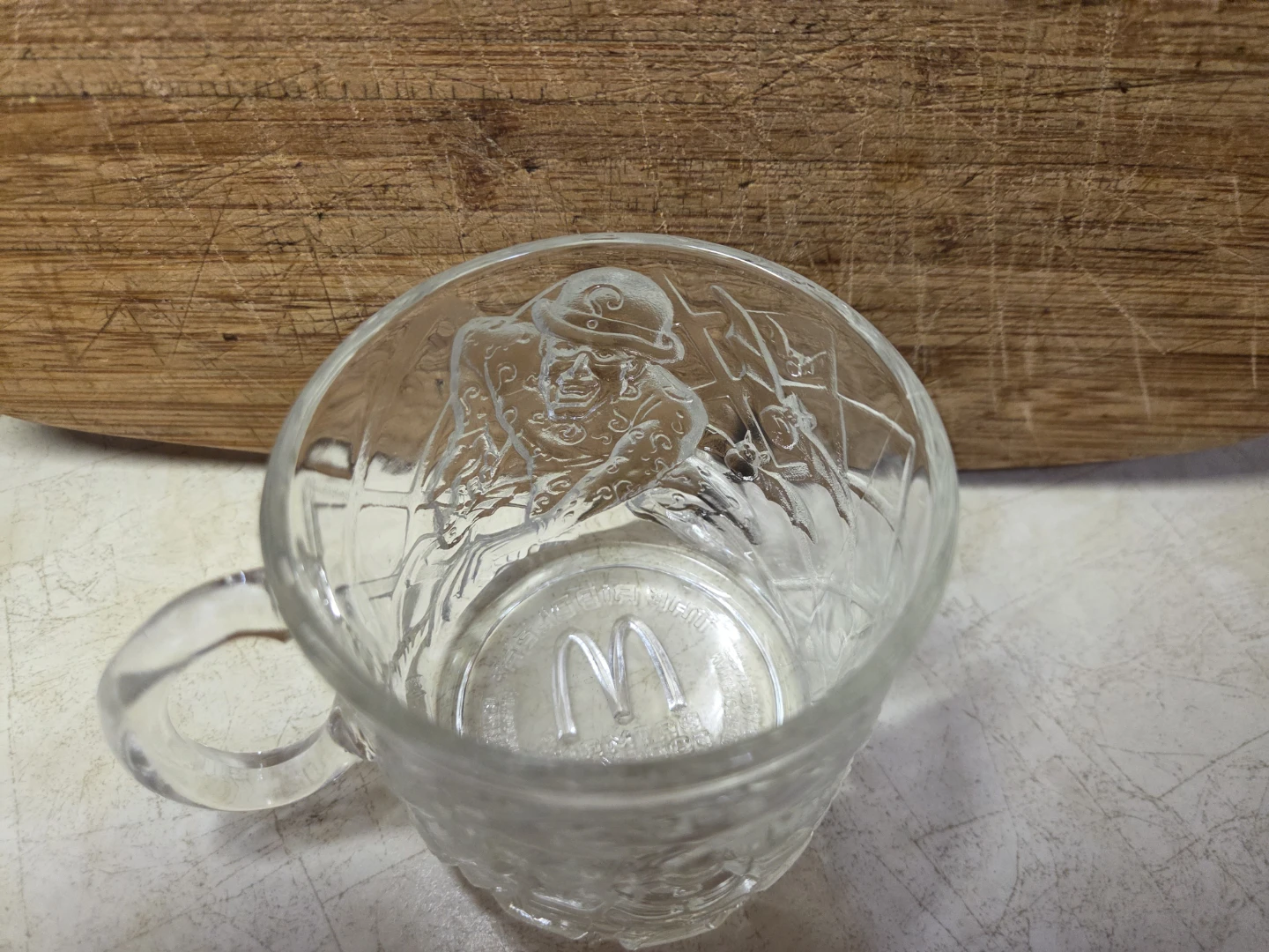 McDonald's Batman Forever The Riddler Glass Mug - photo 3