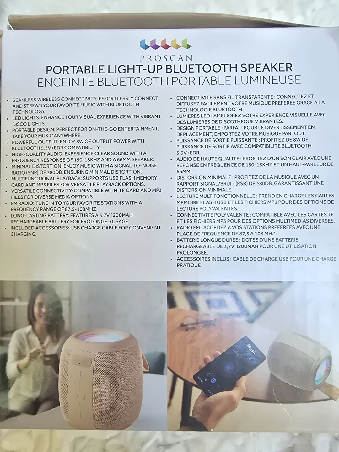 NEW! Light-Up Speaker - Bluetooth - photo 5