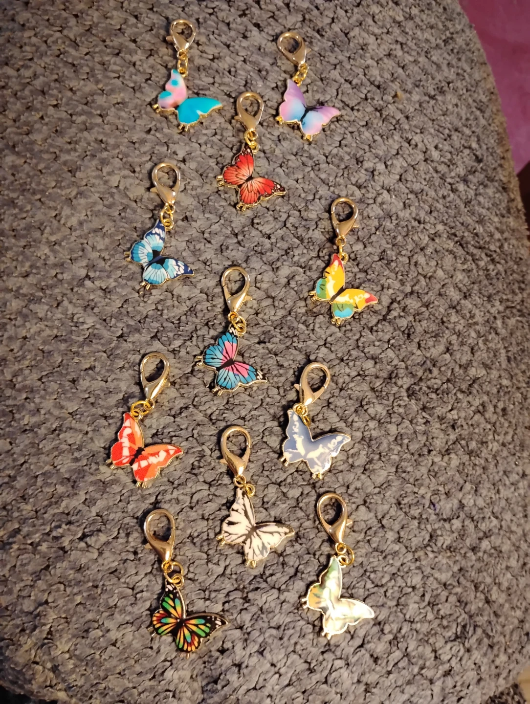 Butterfly Purse or Backpack Charms