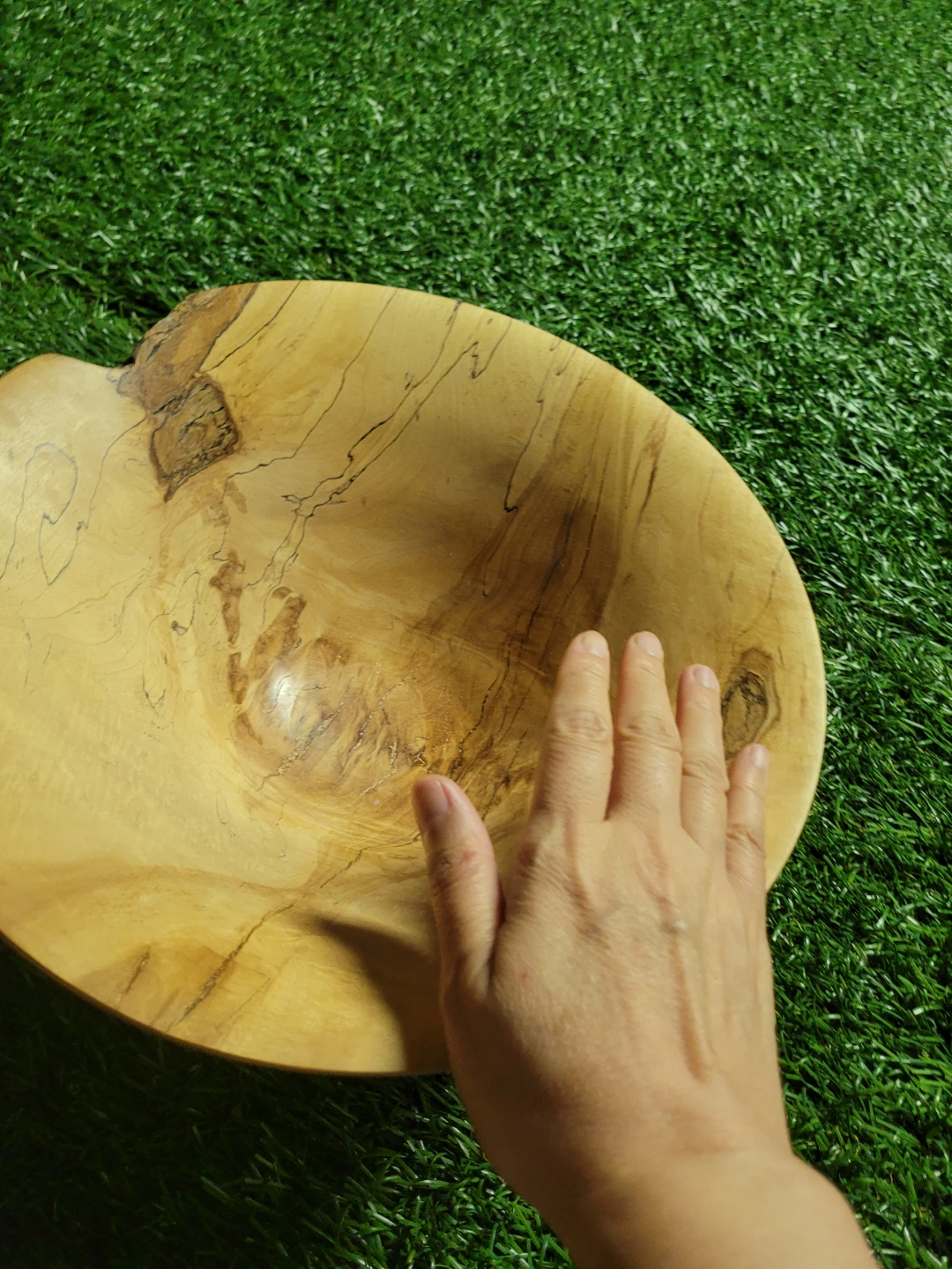 Hand-carved Wooden Bowl - photo 2