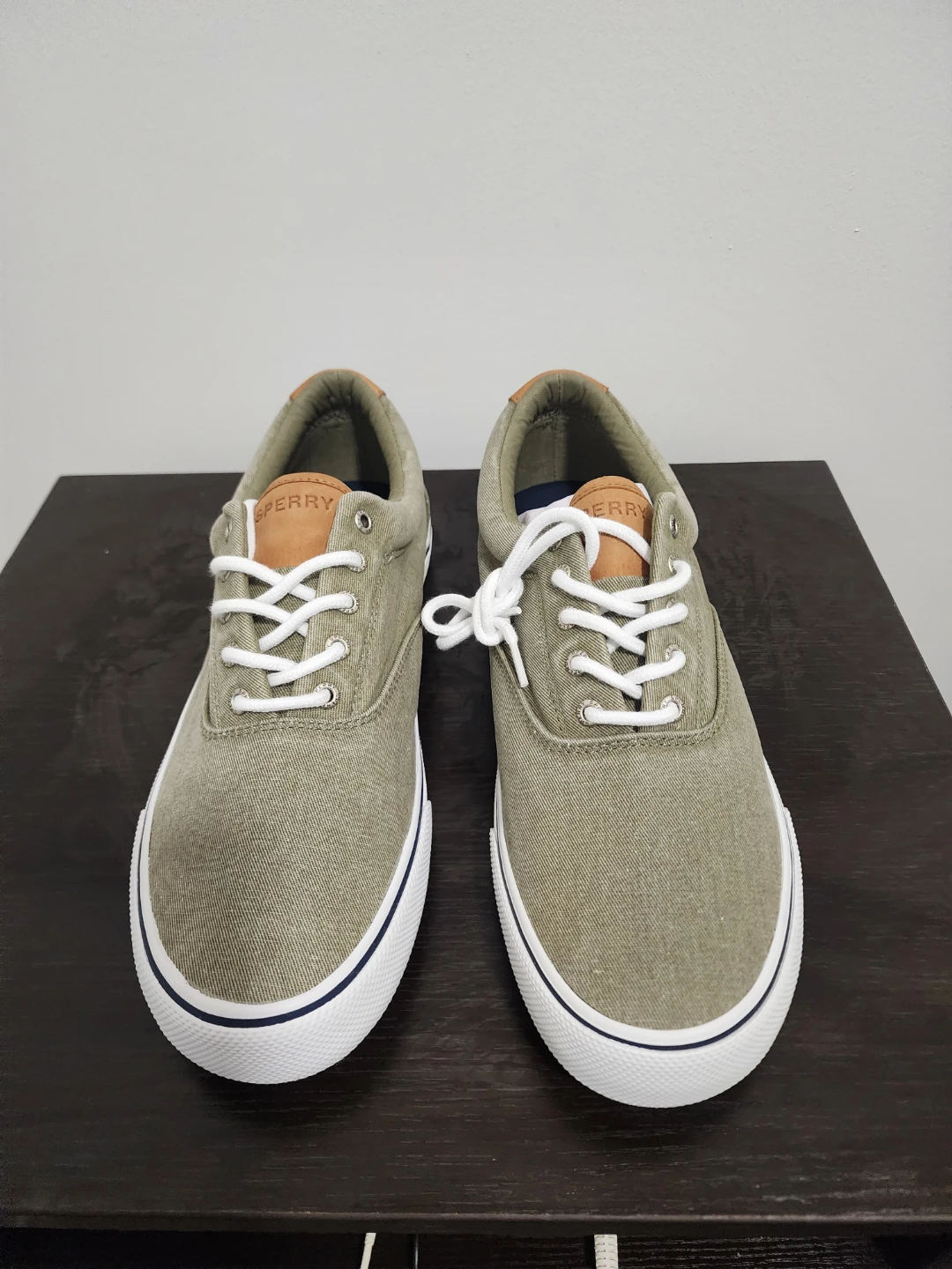Sperry Seacycled SC Striper SW Twill Olive Men's Shoes