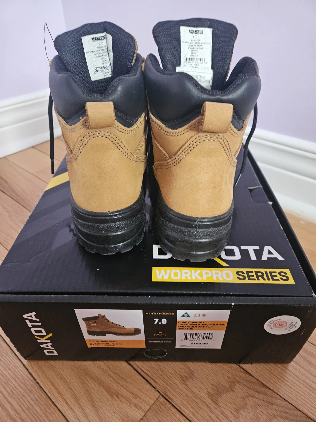 Dakota Workpro Series Aggressor Work Boots - Size 8 - photo 3