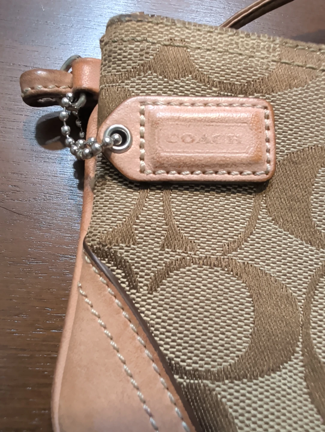 Coach Signature Canvas Wristlet and Coin Pouch Set - photo 4