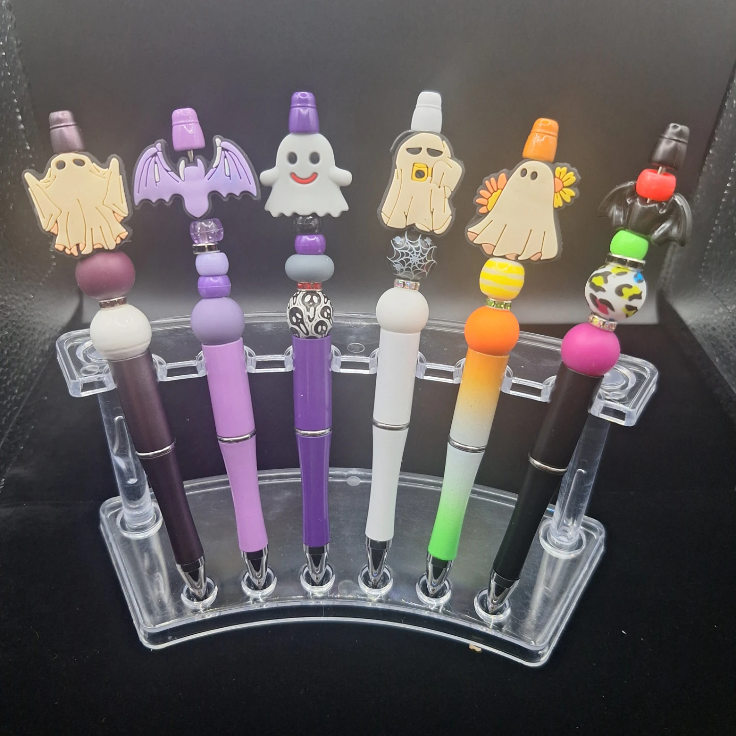 Halloween Themed Beaded Pens