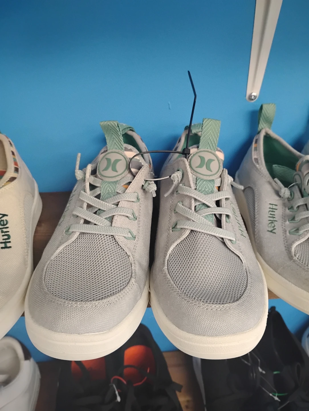 Hurley Grey Mesh Sneakers