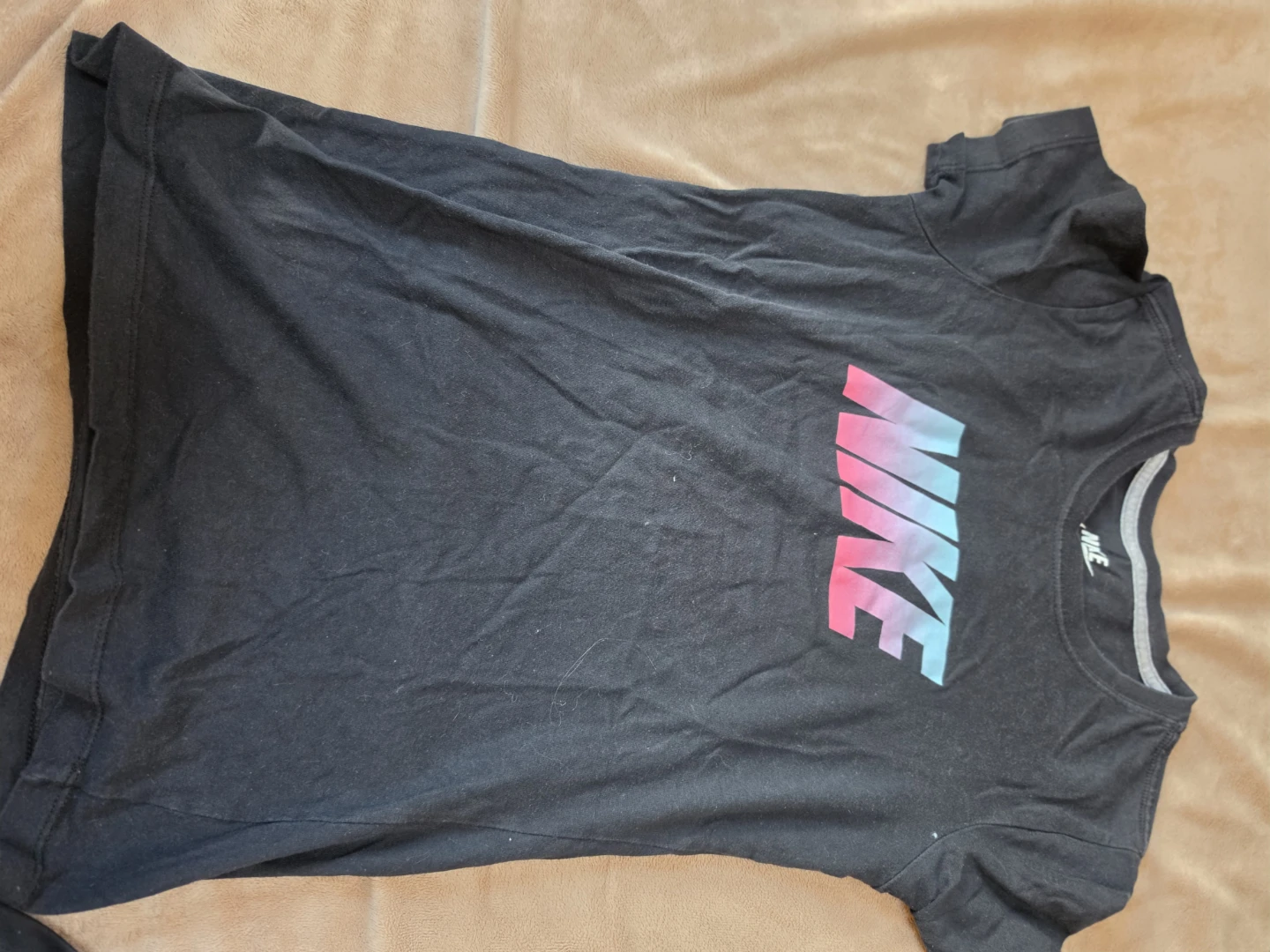 Nike Slim Fit Short Sleeve T-Shirt - Black - Size M