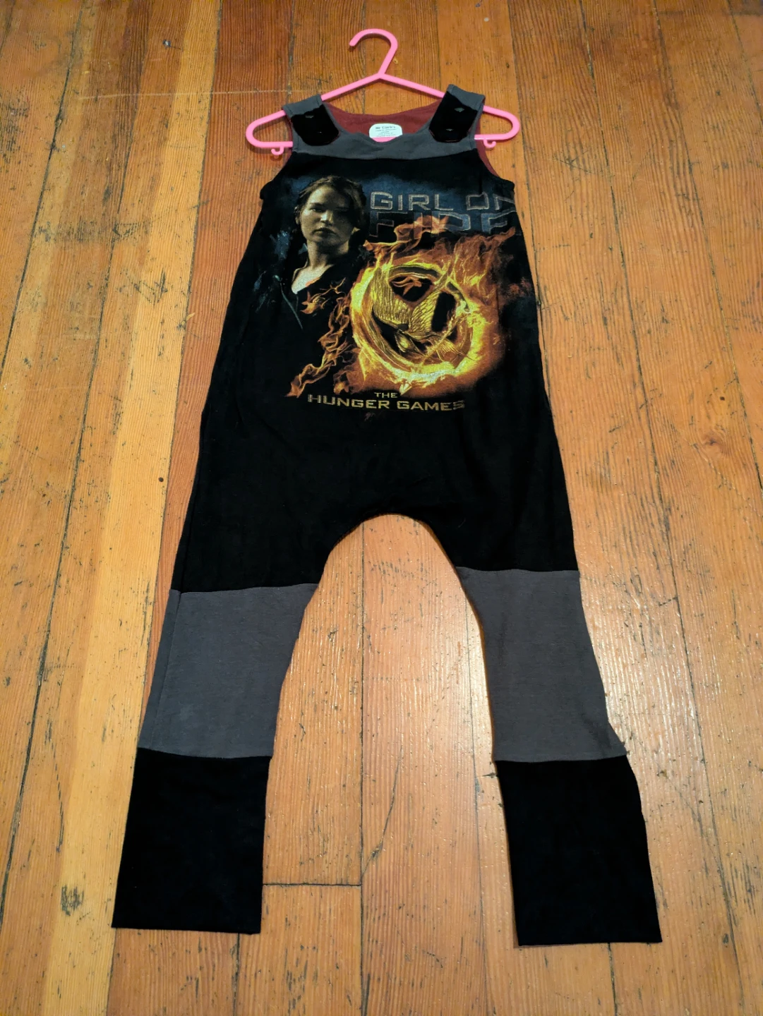 One of a Kind Hunger Games Girl on Fire Romper