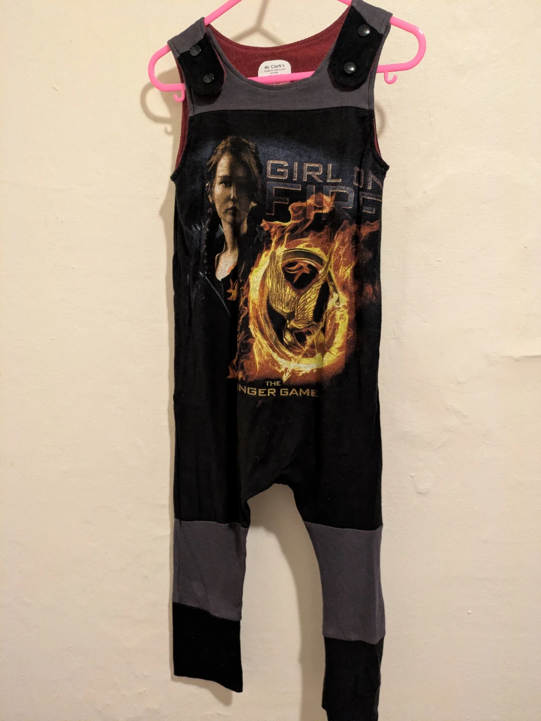 One of a Kind Hunger Games Girl on Fire Romper - photo 3