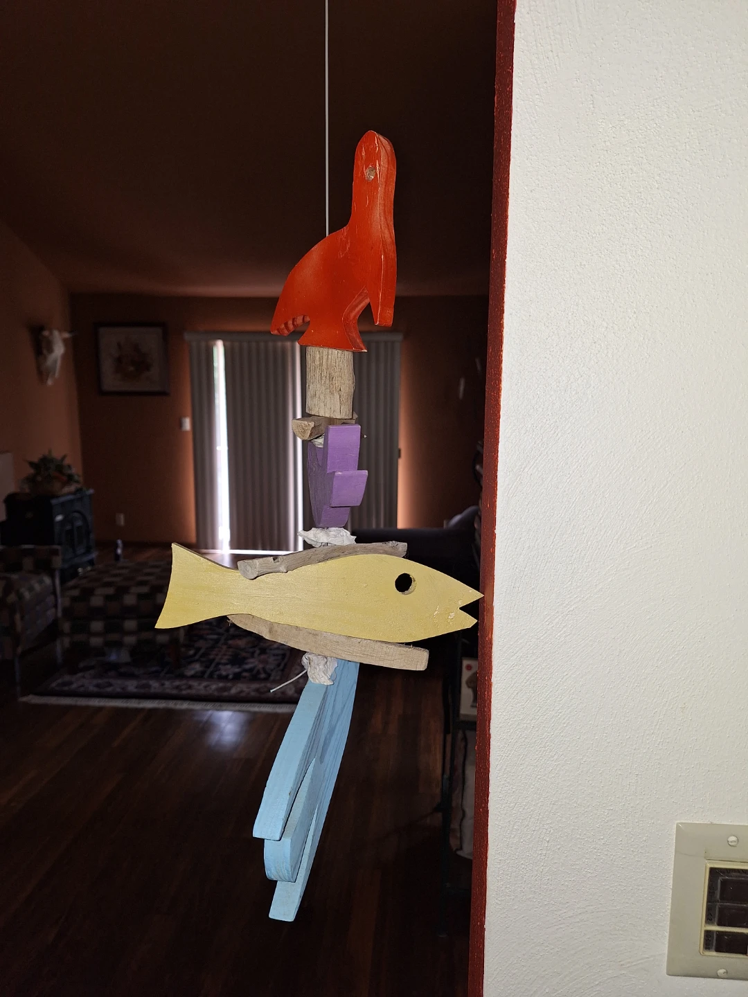 Wooden Pelican/Fish Mobile - photo 3