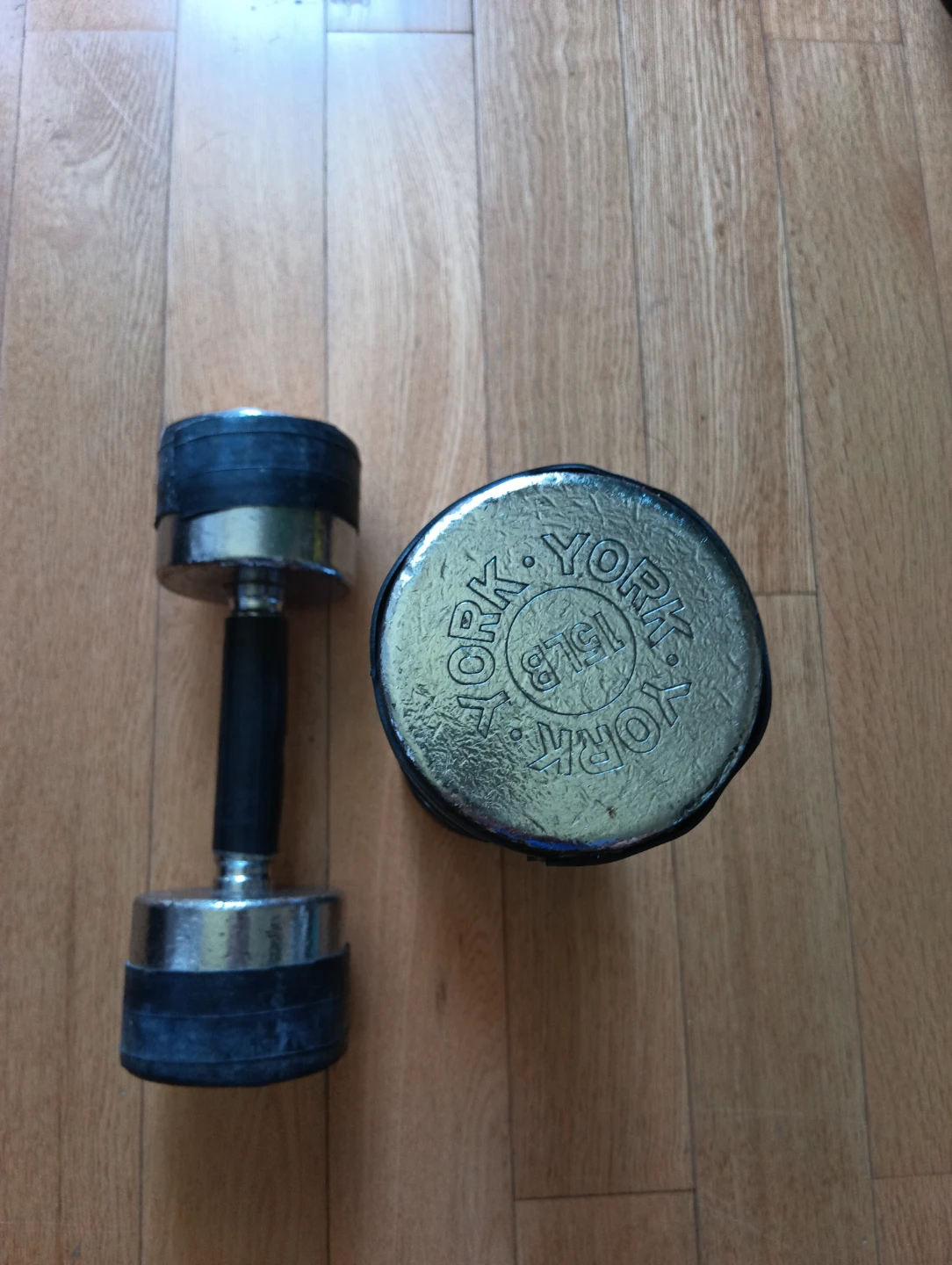 York 15lb Dumbbells (Pair)