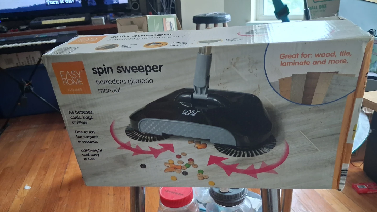 Easy Home Spin Sweeper Manual Broom