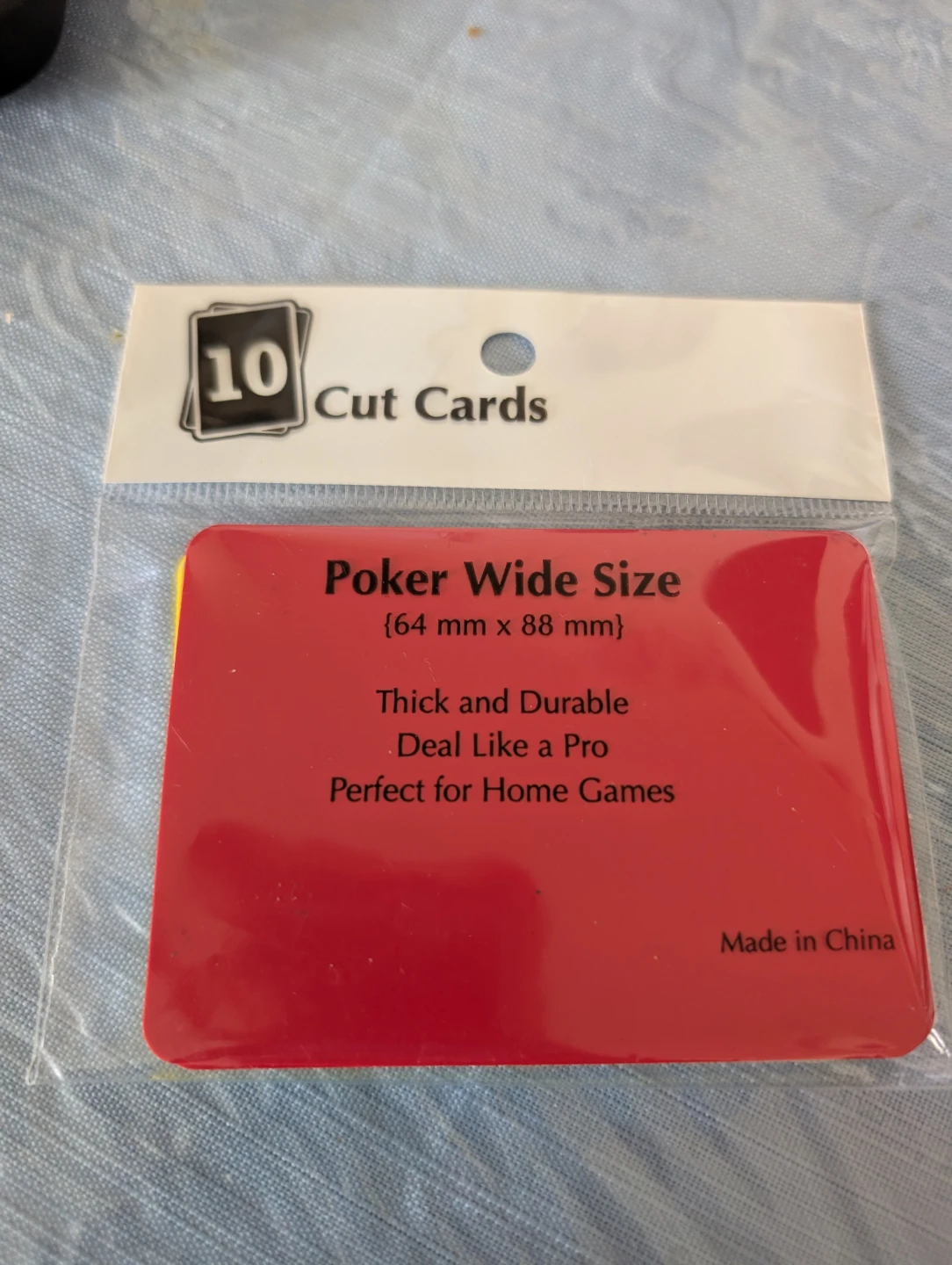 10 Cut Cards - Poker Wide Size