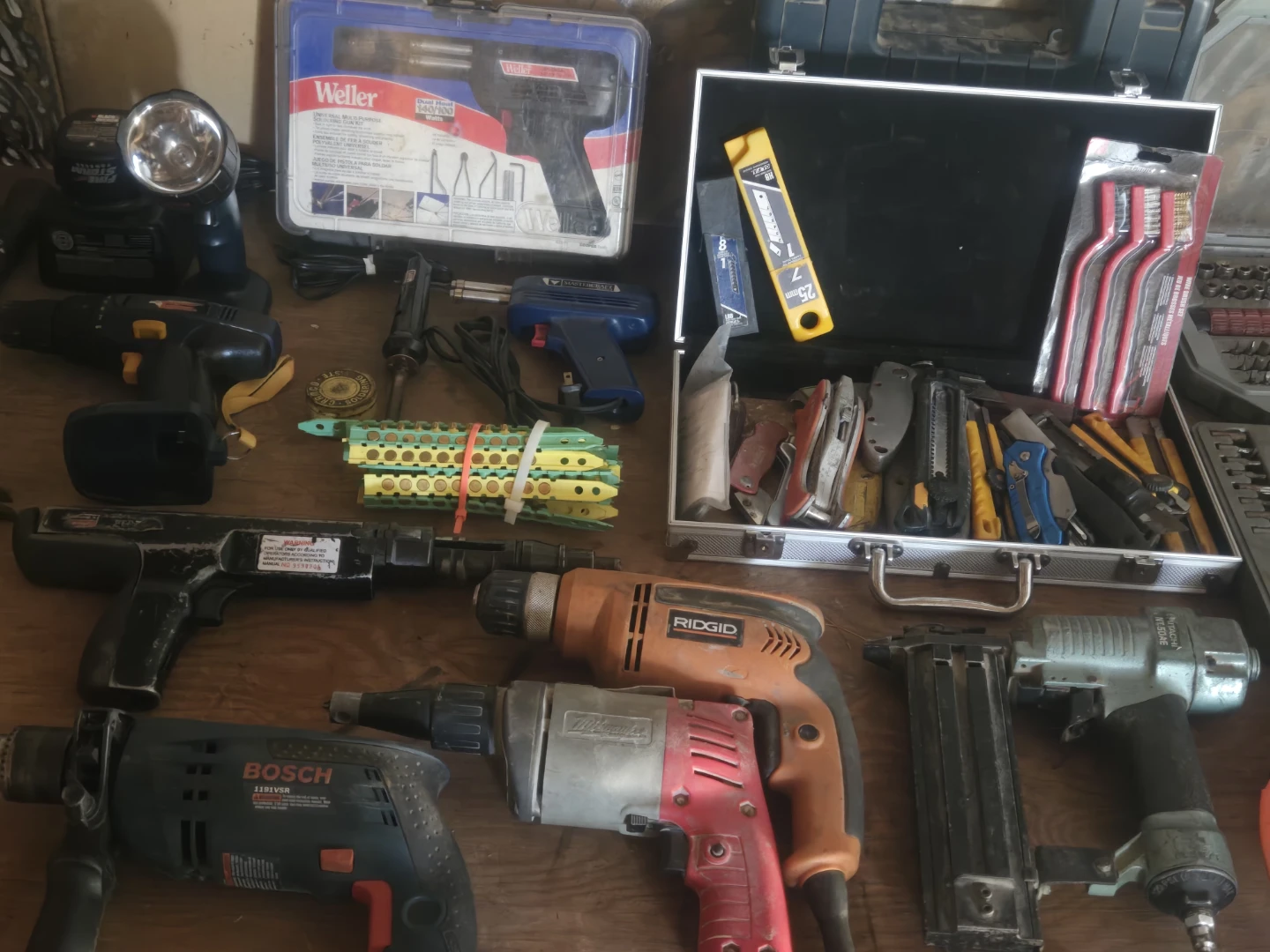 Assorted Power Tools and Hand Tools