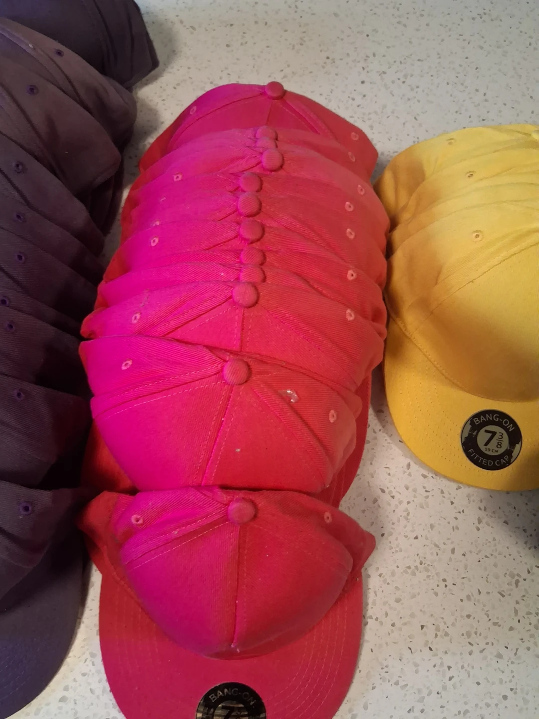 Large fitted hats