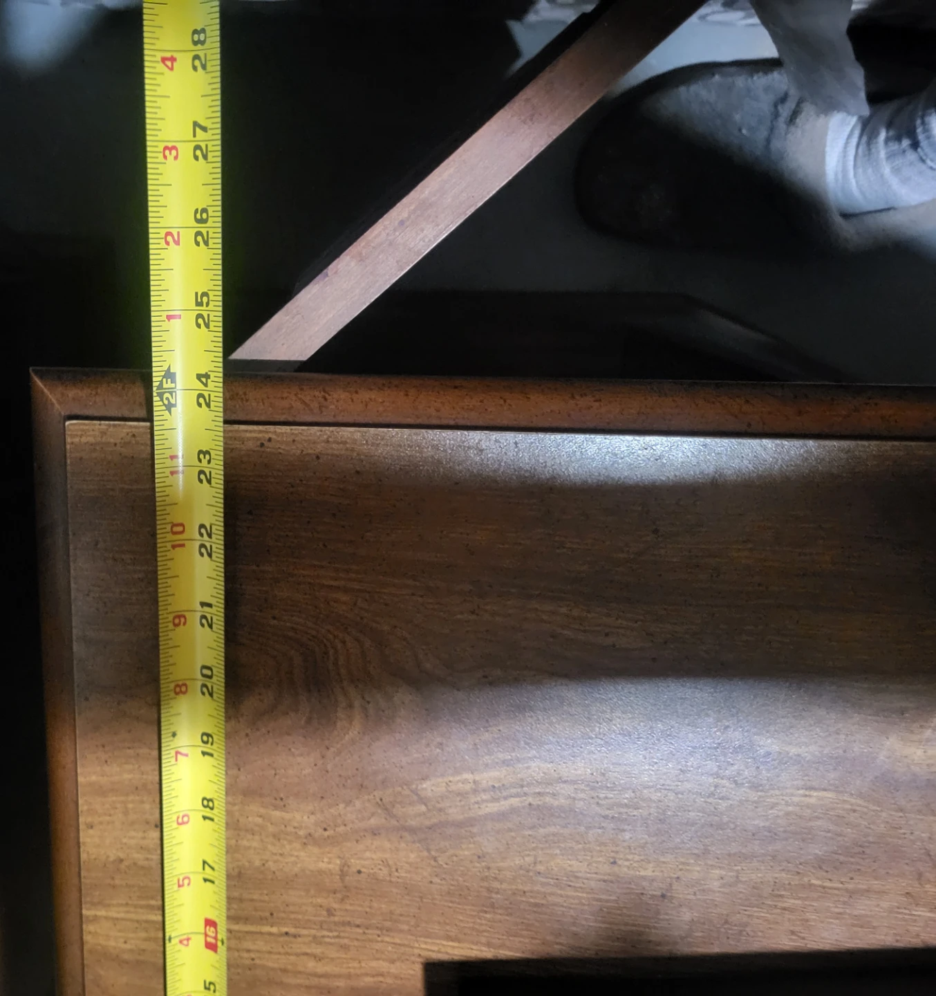 Vintage Hexagonal End Table - photo 3