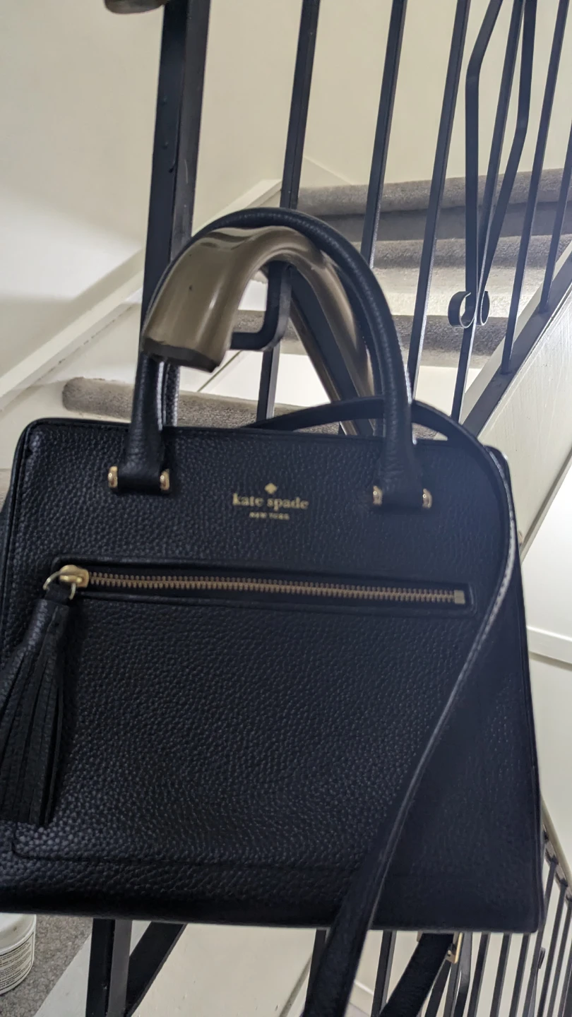 Kate Spade Black Leather Handbag and Wallet Set - photo 3