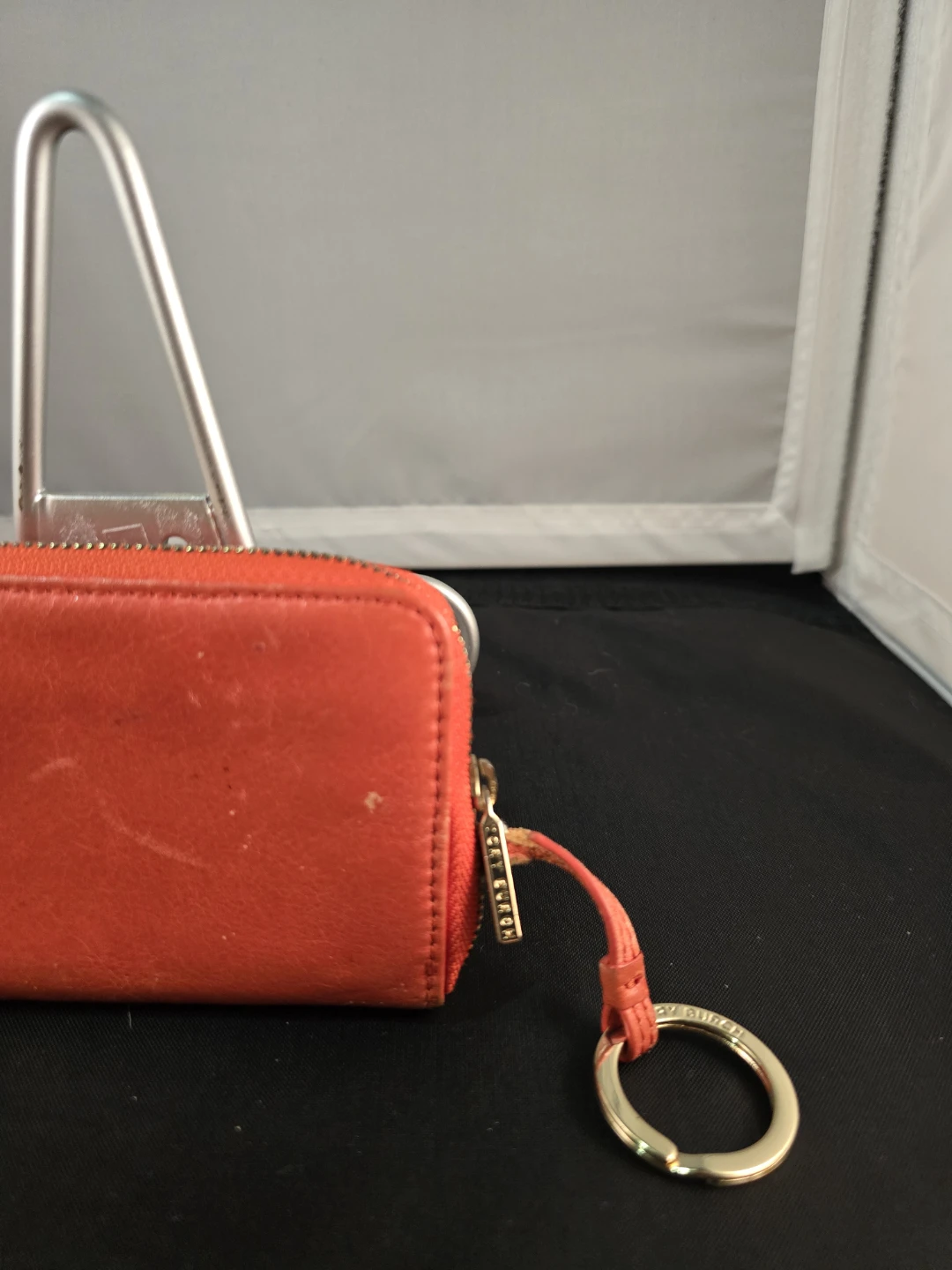 Tory Burch Orange Leather Coin Pouch Wristlet - photo 5