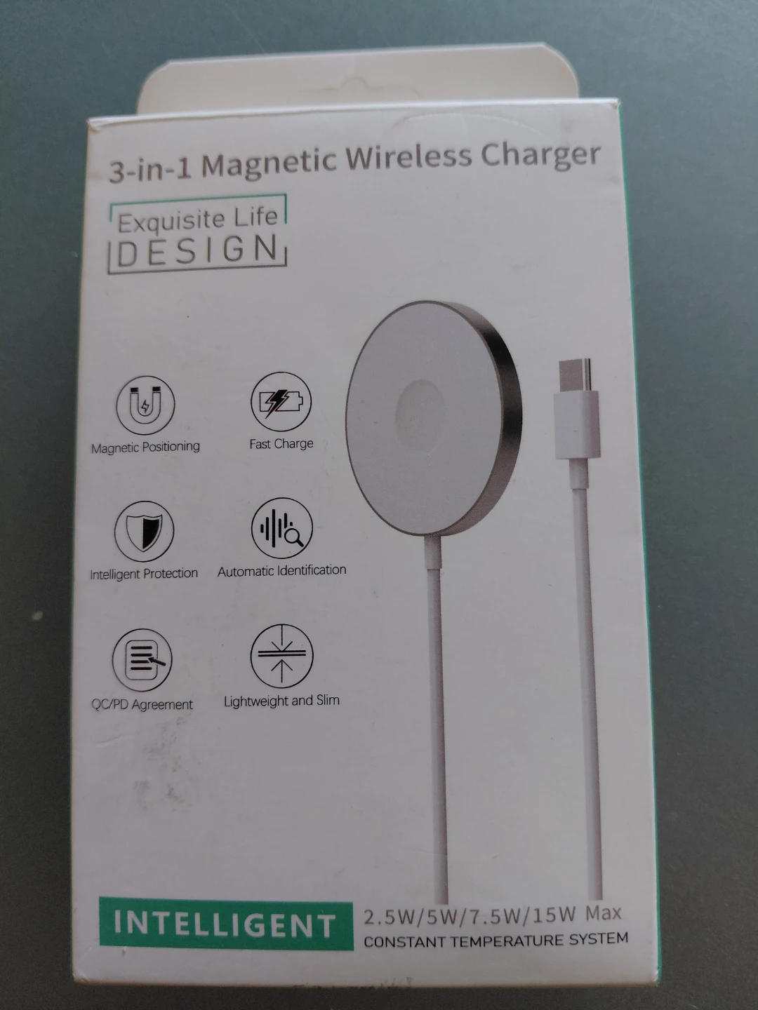 3-in-1 Magnetic Wireless Smart Watch Charger