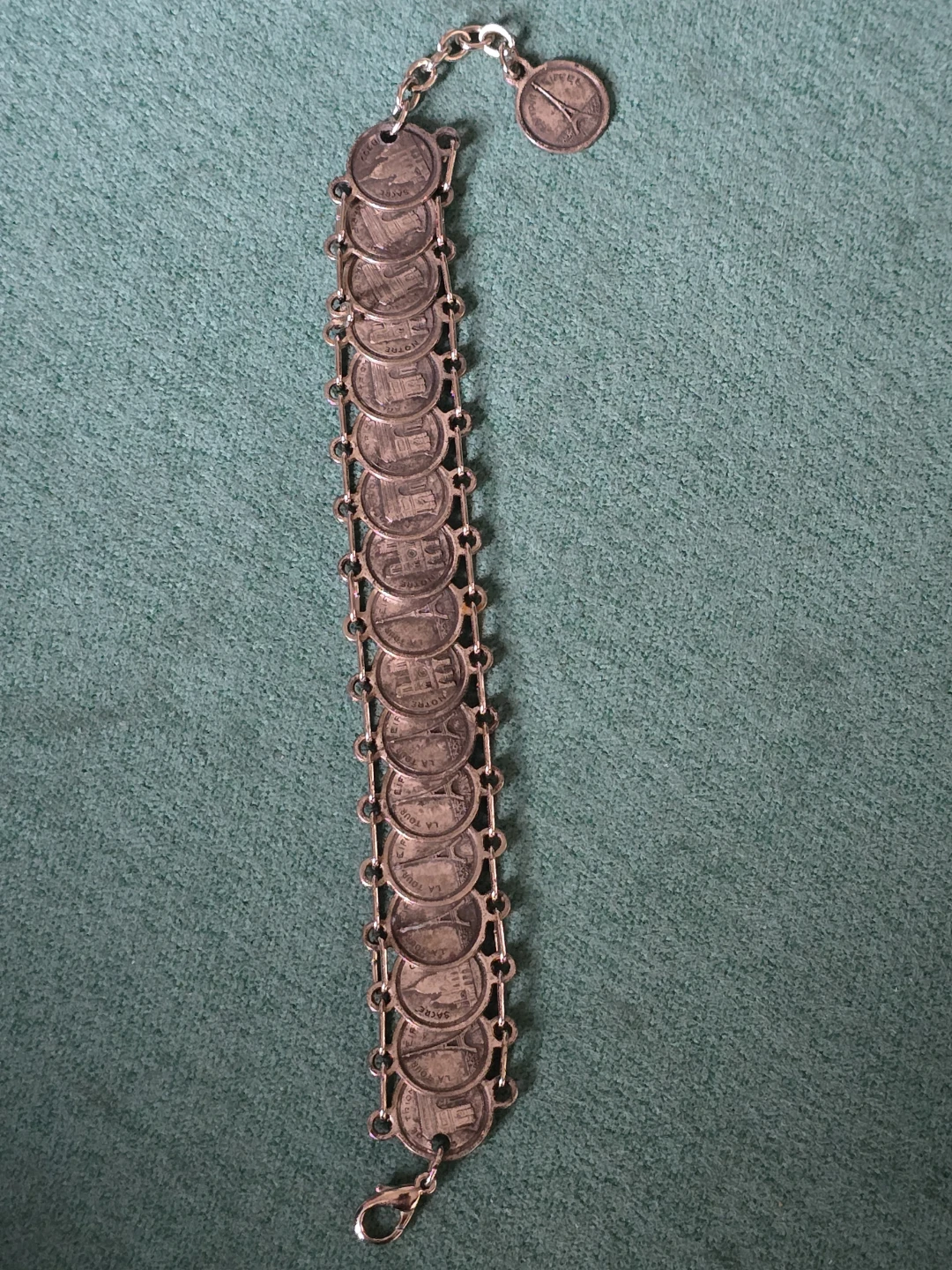 Coin Charm Bracelet