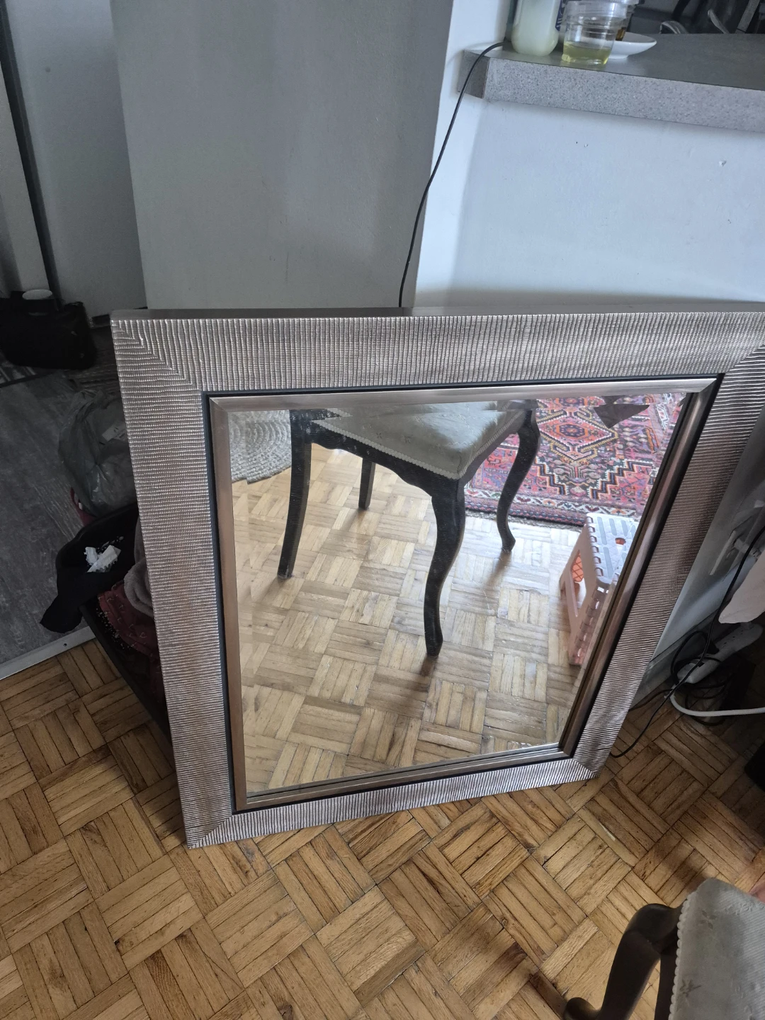 Large Square Wall Mirror - photo 2