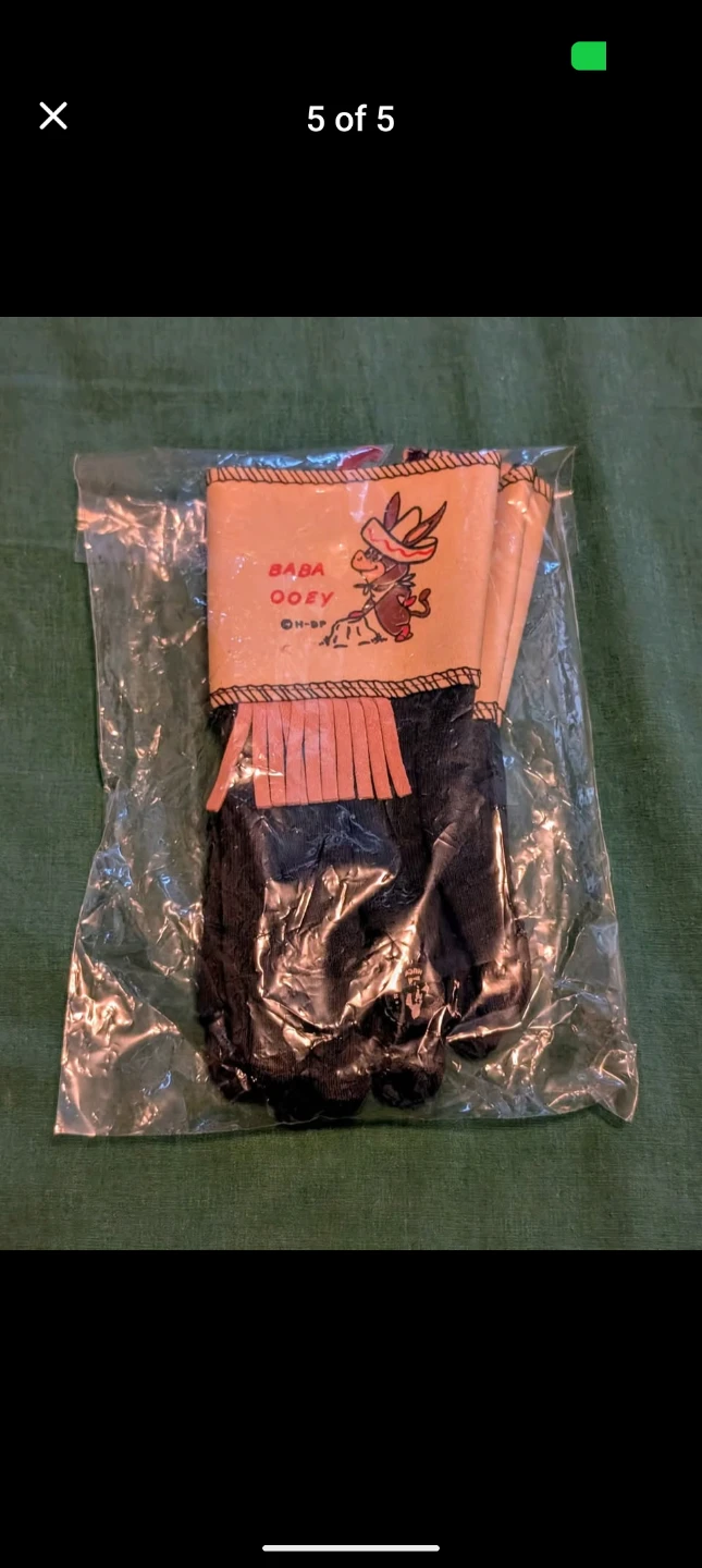 Vintage Baba Loey Huckleberry Hound Gloves - Very Rare - photo 4