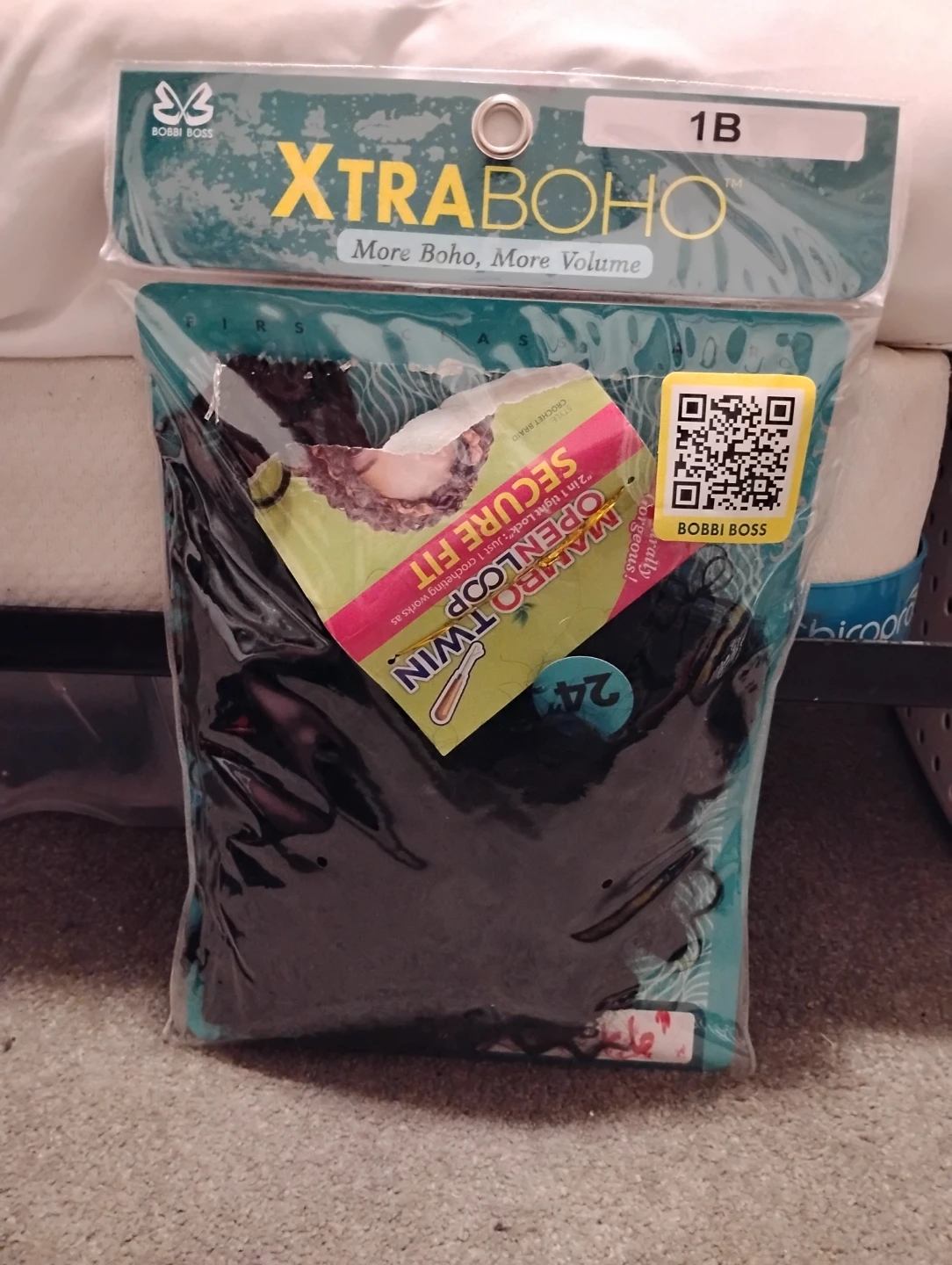 Bobbi Boss Xtra Boho 3X Box + Deep Curl 10" Crochet Hair - photo 2