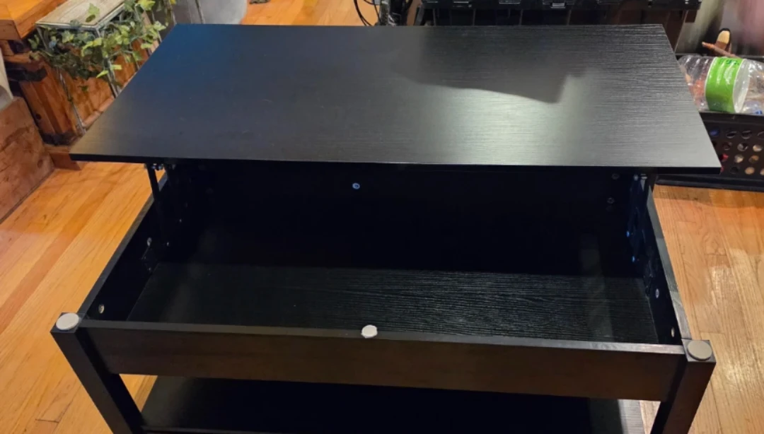 Coffee Table w/ Storage and Wheels - photo 4