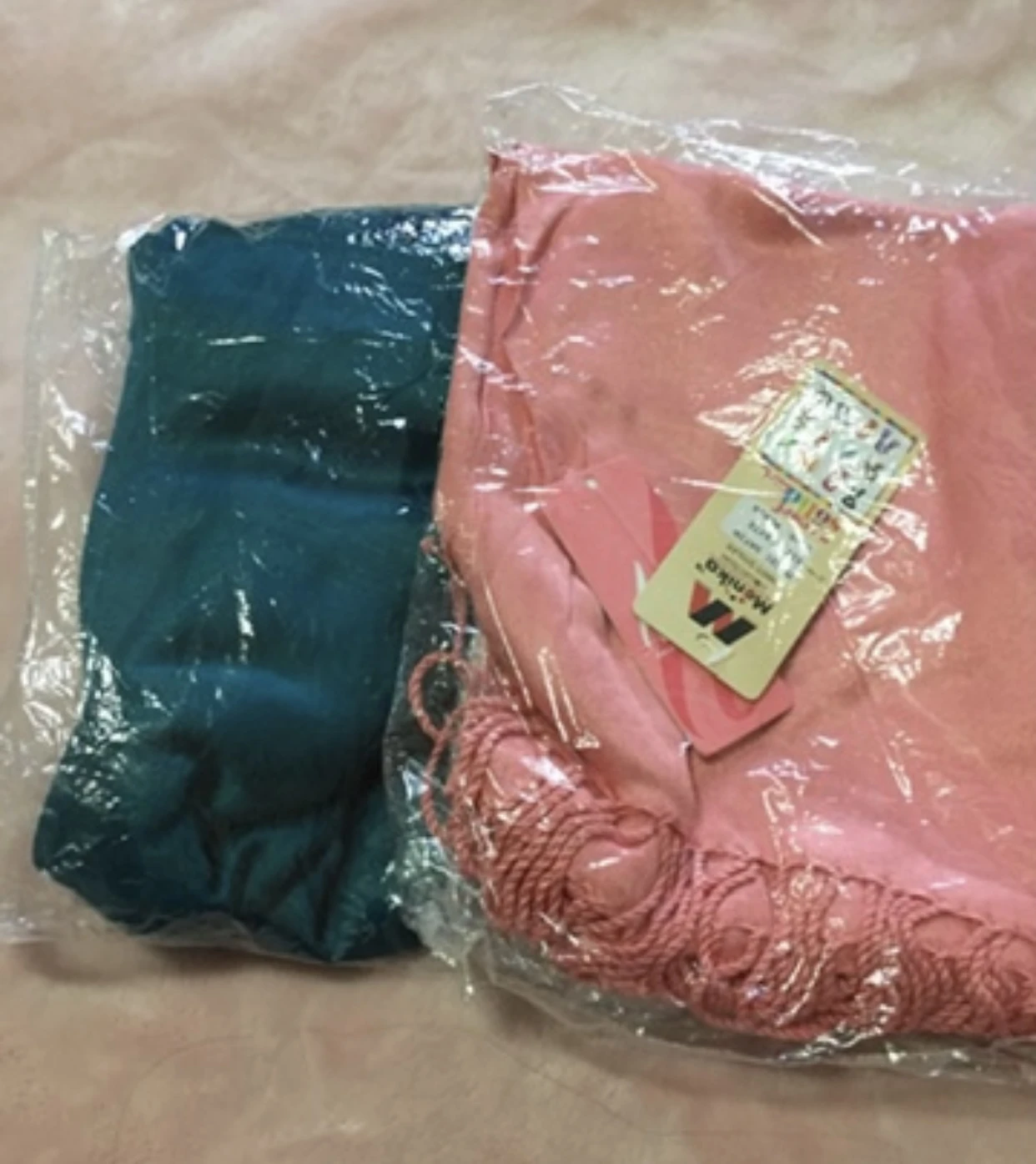 Menka Scarves - Teal & Pink - photo 2