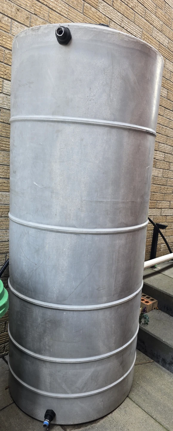 Large heavy duty plastic storage tank