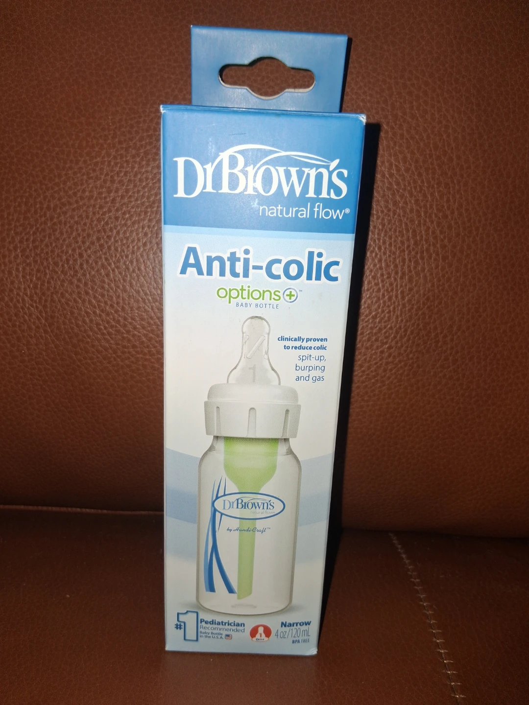 Dr. Brown's Anti-Colic Options+ Baby Bottle (4 oz / 120 mL)