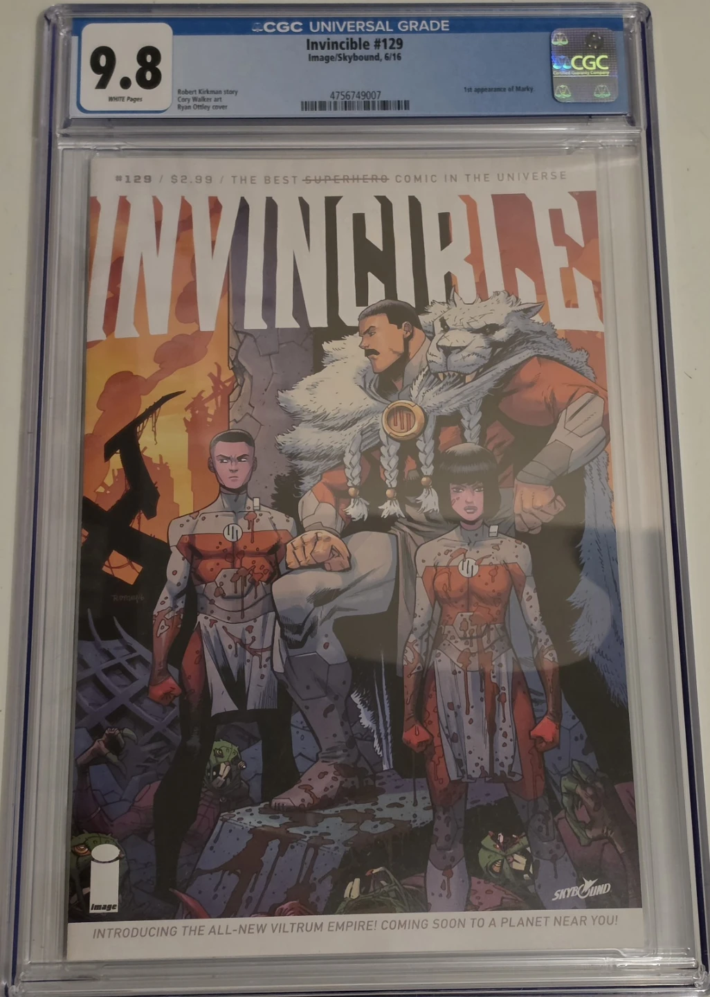 Invincible #129 CGC 9.8 Comic Book