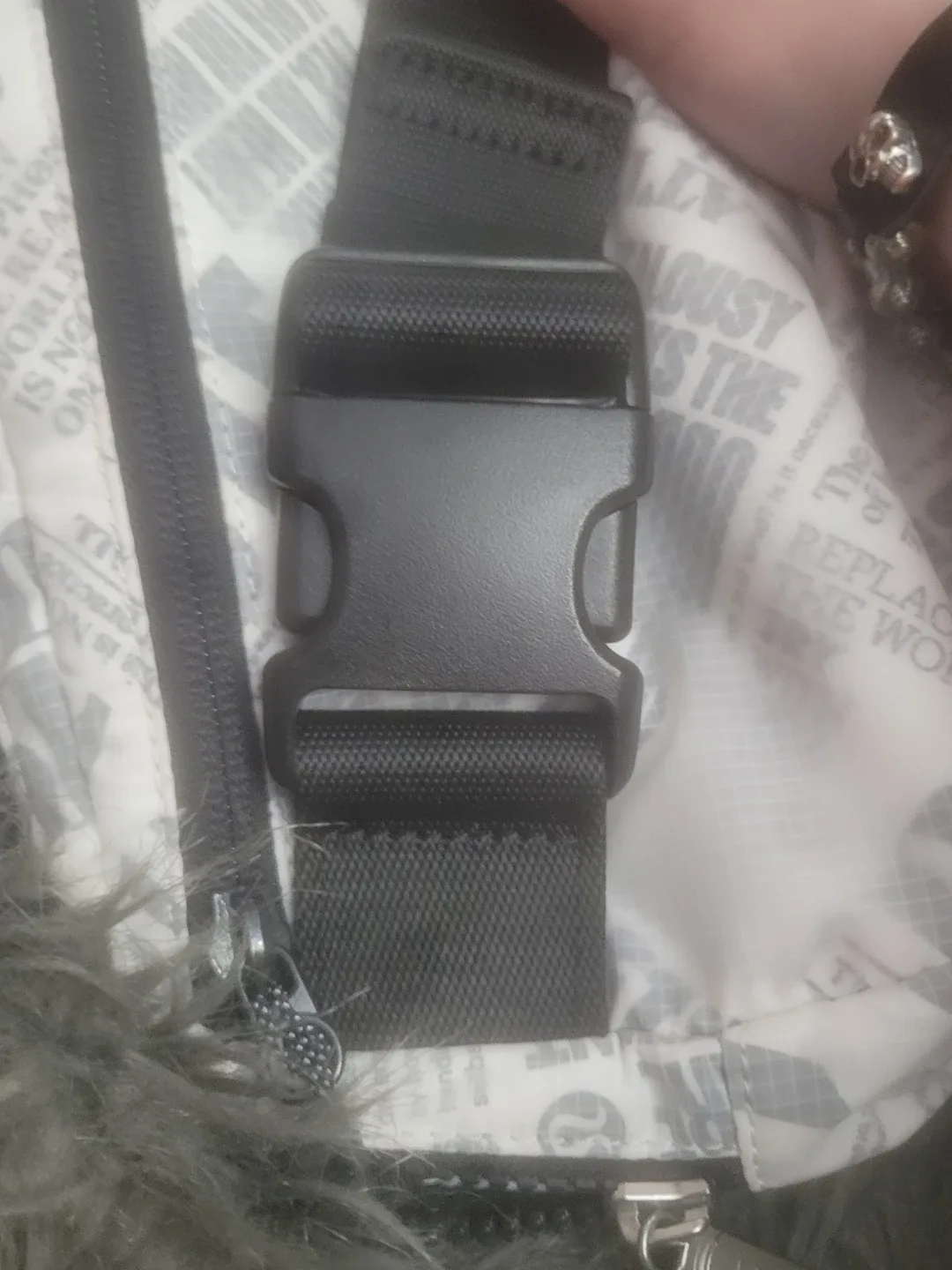 Lululemon Everywhere Belt Bag - White Newspaper Print - photo 5