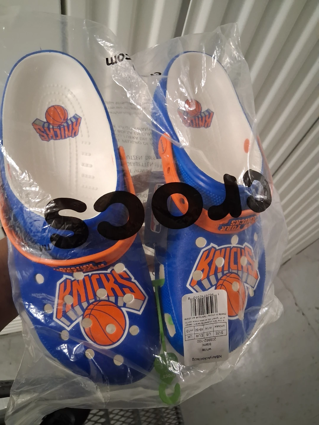 Knicks Crocs