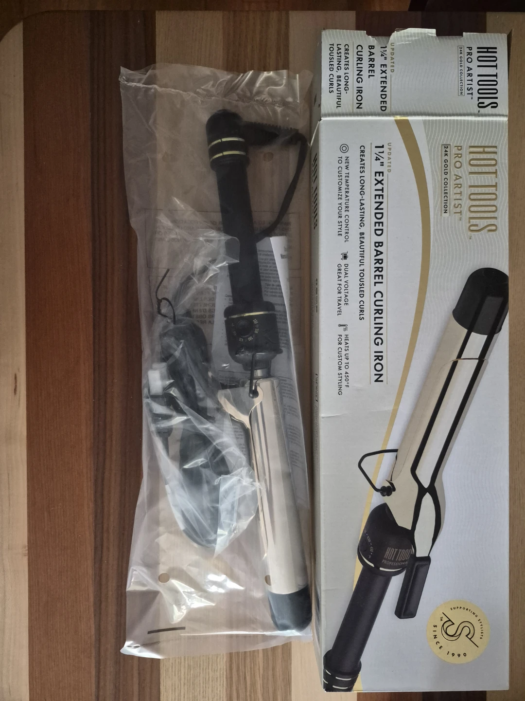 Hot Tools Pro Artist 24K Gold 1¼” Curling Iron - photo 2