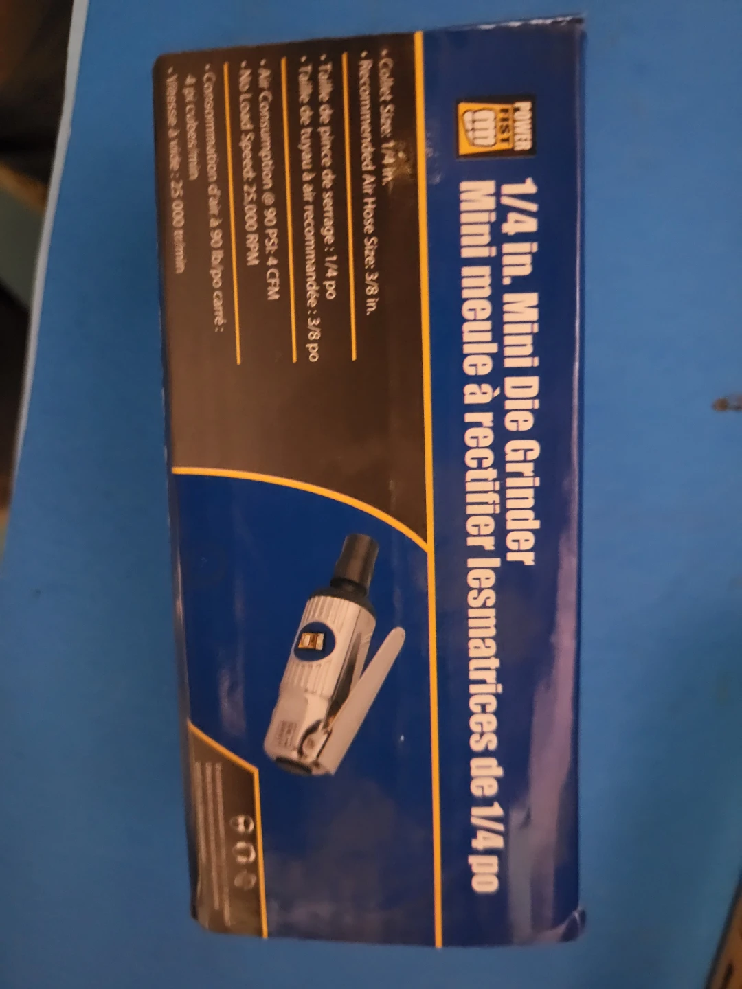Power Fist 1/4" Air Die Grinder - photo 3