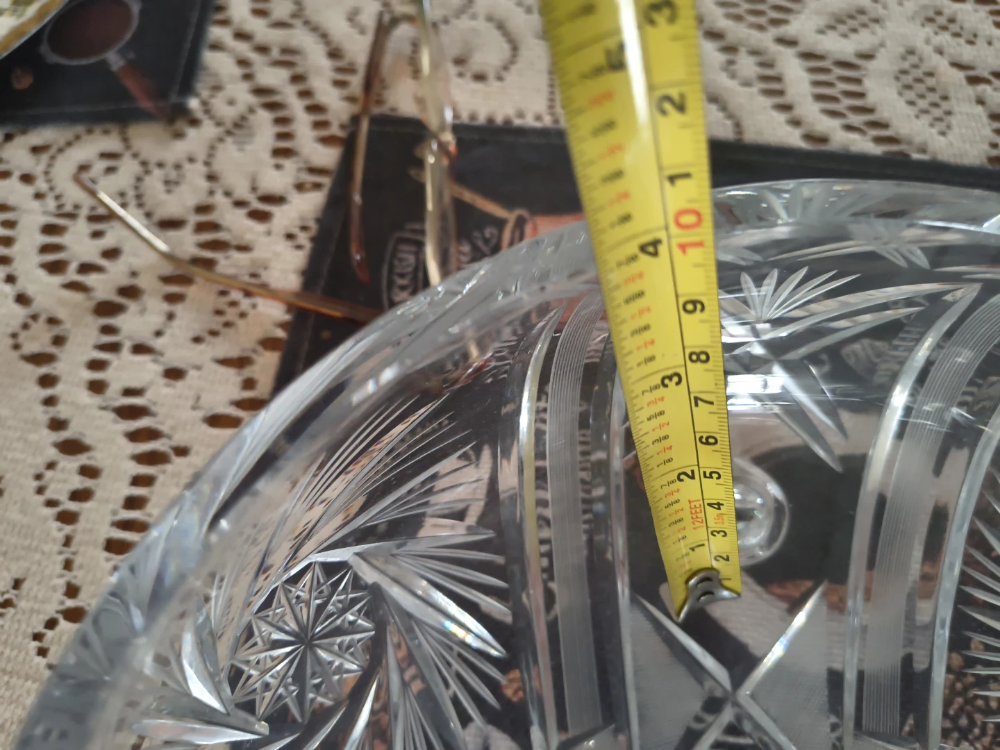 Cut Crystal Footed Bowl - photo 5