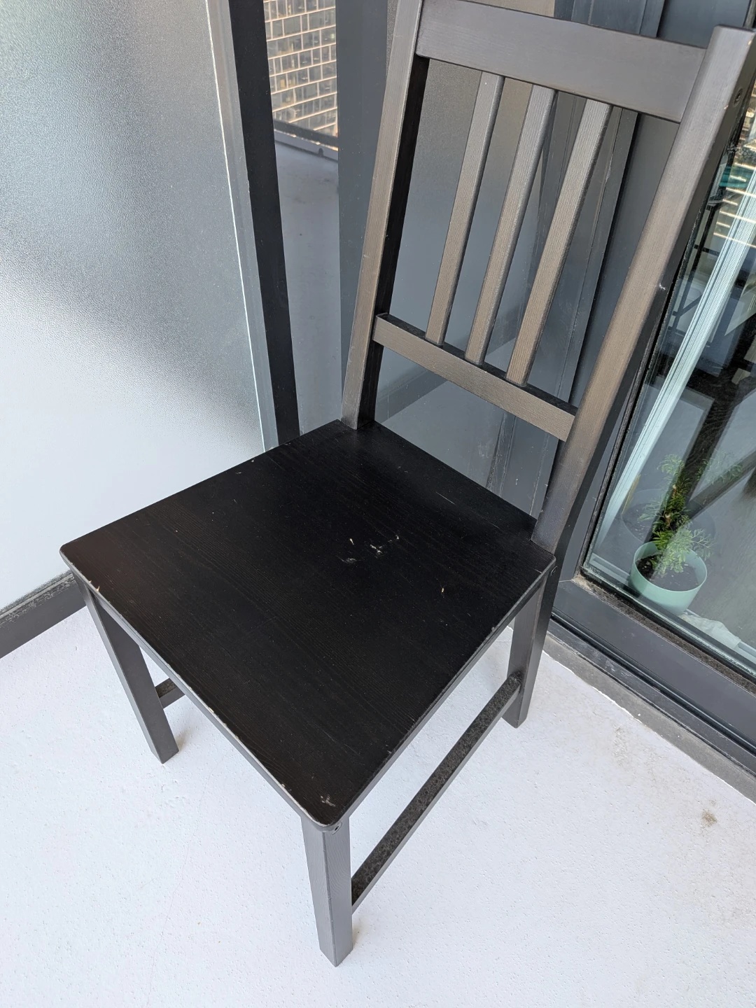 Dark Wood Dining Chair