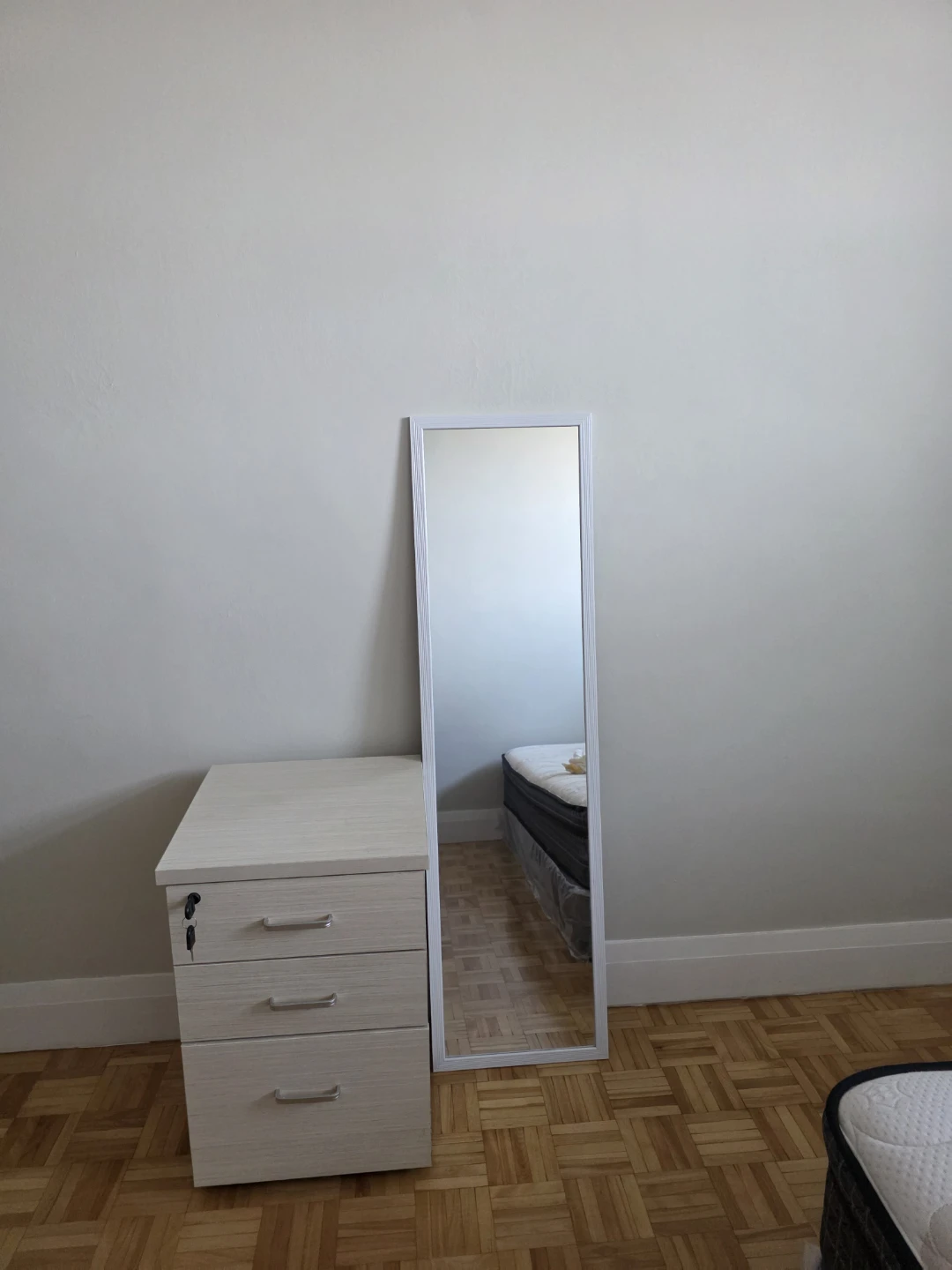 White Full Length Mirror/ you get both . - photo 2