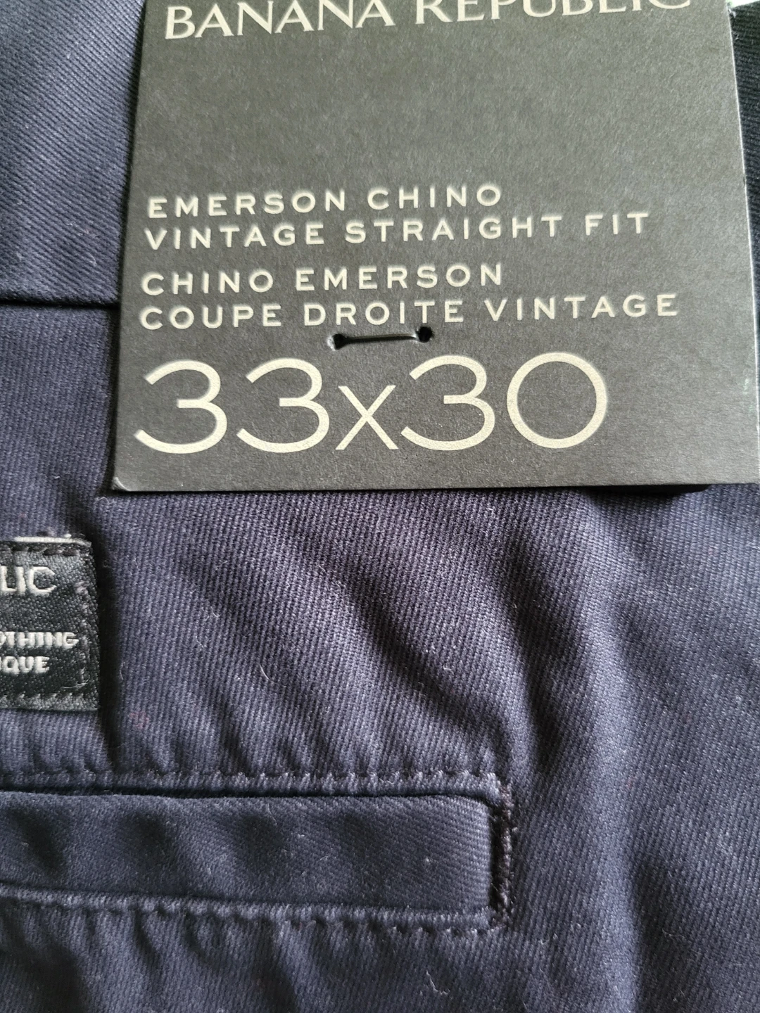Banana Republic Emerson Chino Pants - Navy