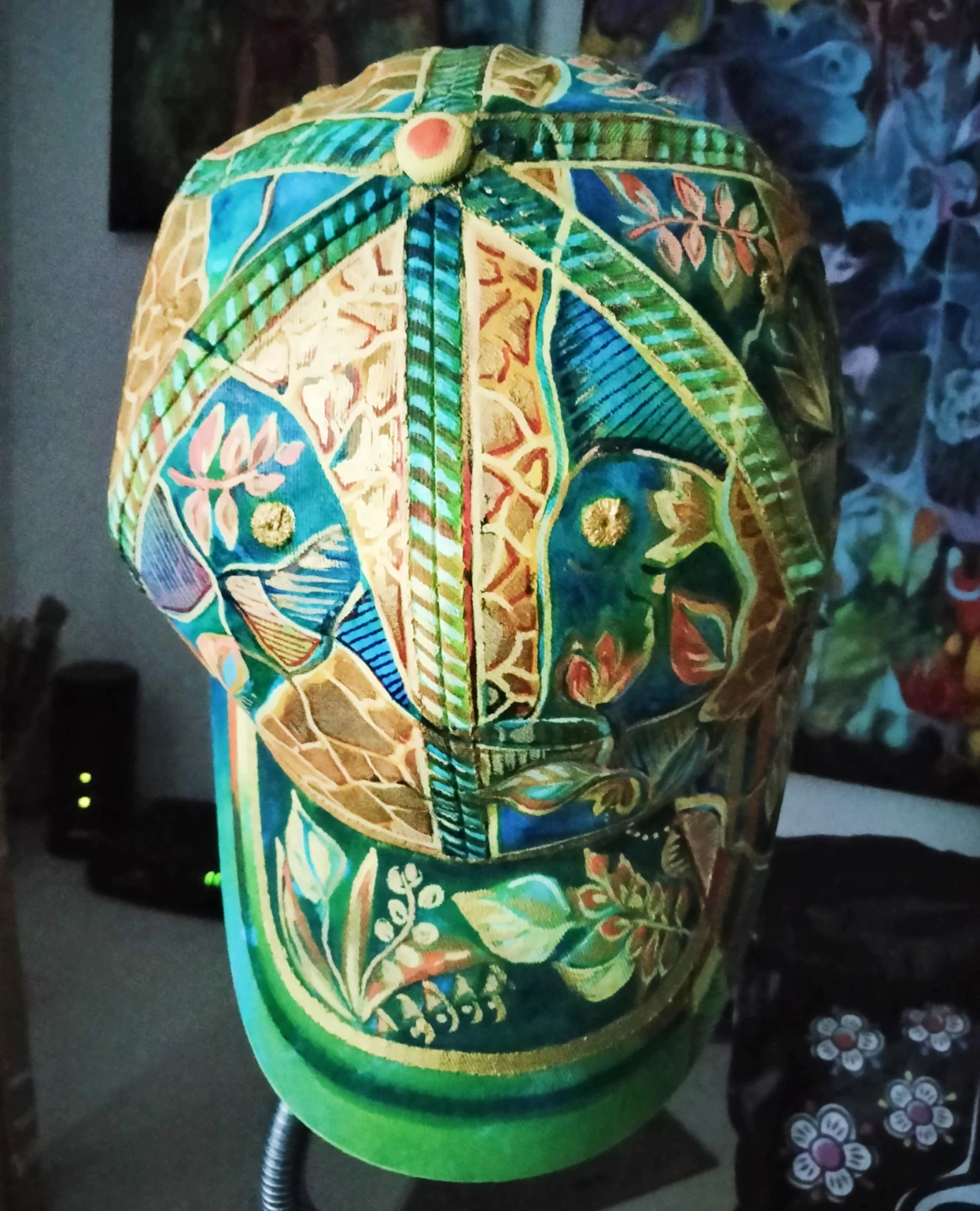 Hand-Painted Baseball Cap