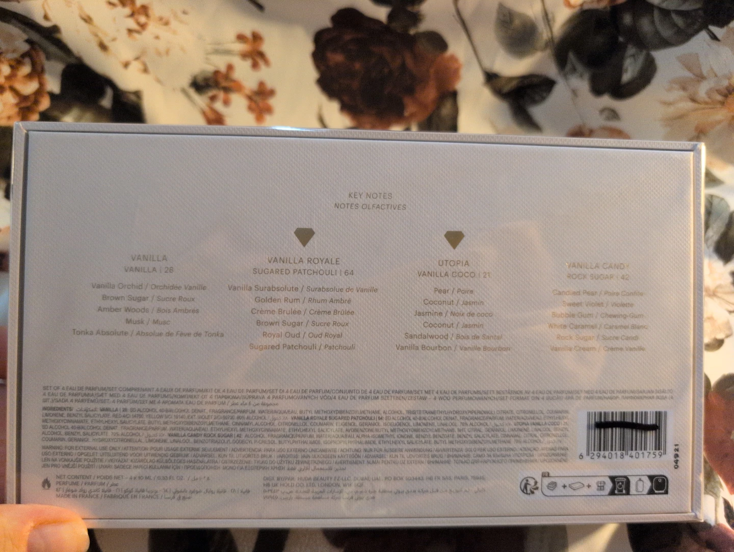 New unopened boxset Kayali Vanilla Obsessions Miniature Set - photo 2