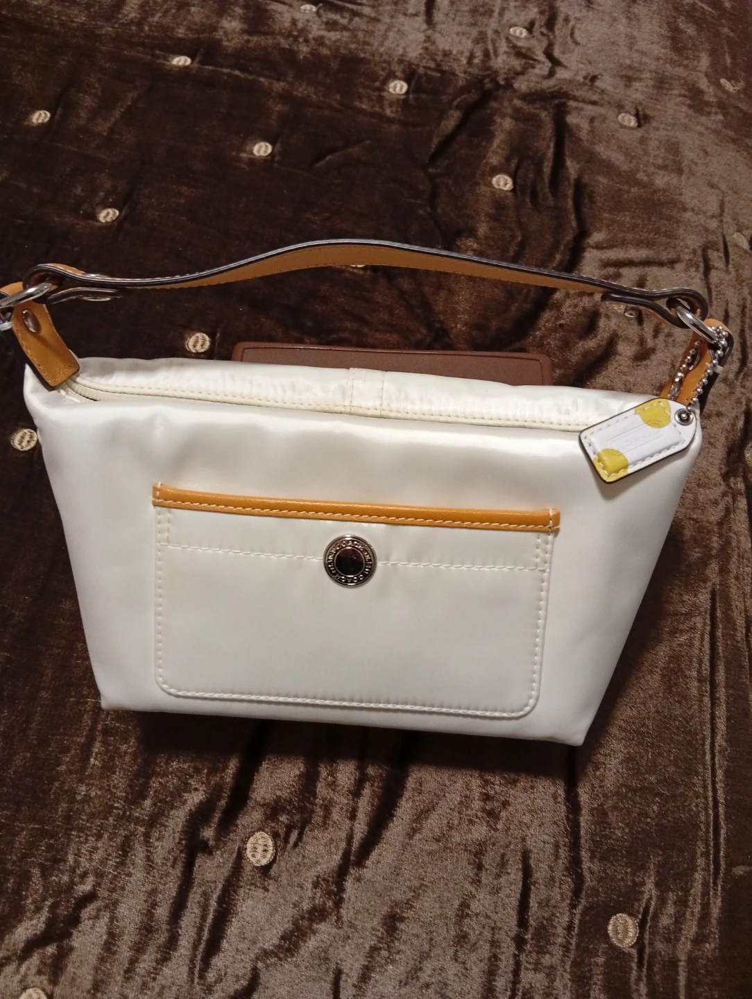 Coach White Handbag
