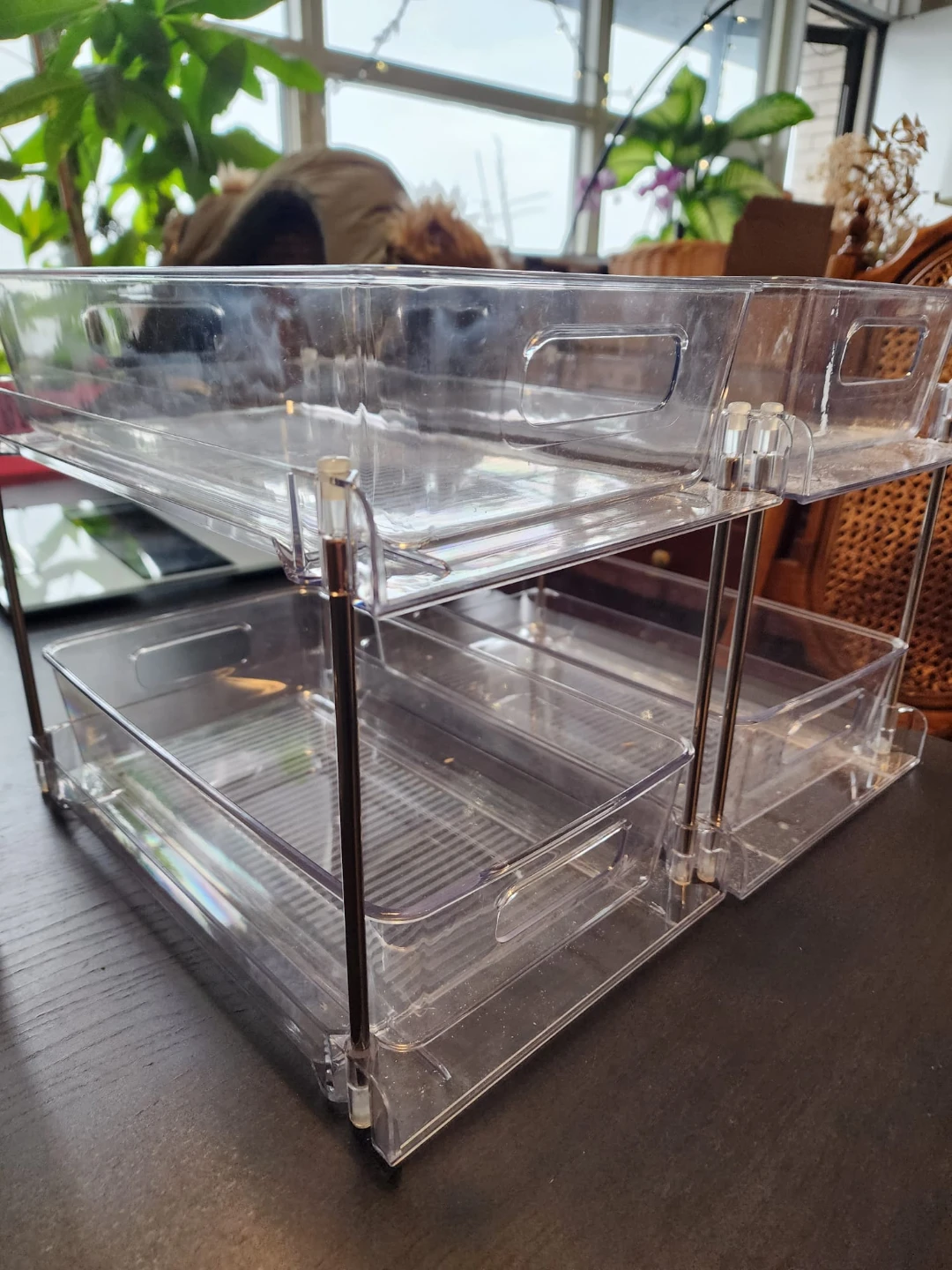 Clear 2-Tier Stackable Storage Bins - photo 4