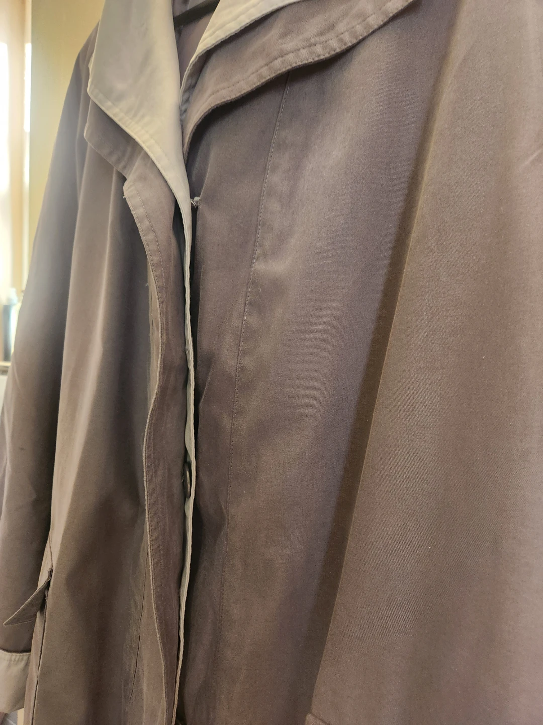 Gallery Women's Trench Coat Size L - photo 2